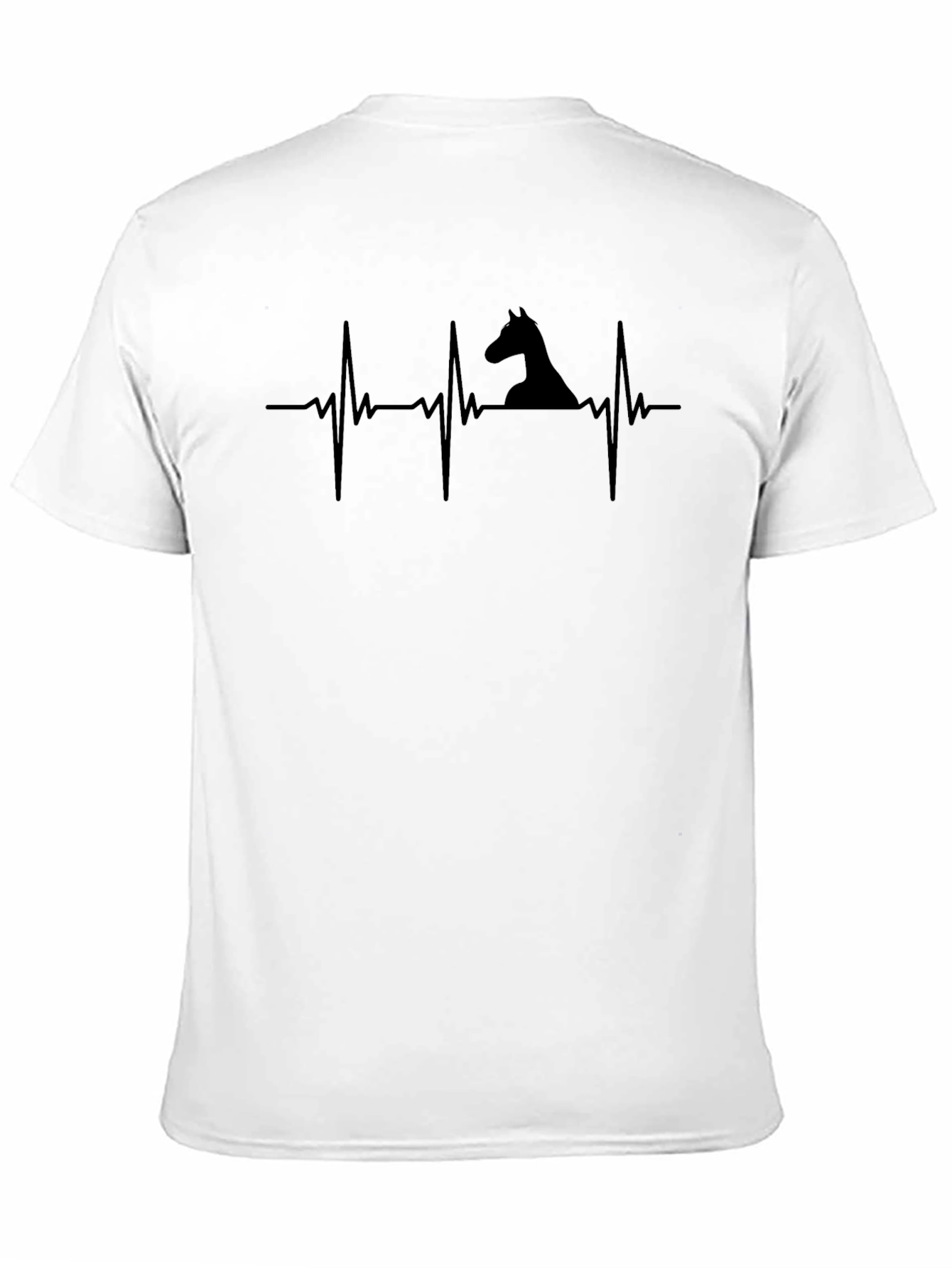 Horse Heartbeat T-Shirt - Equestrian Love Tee