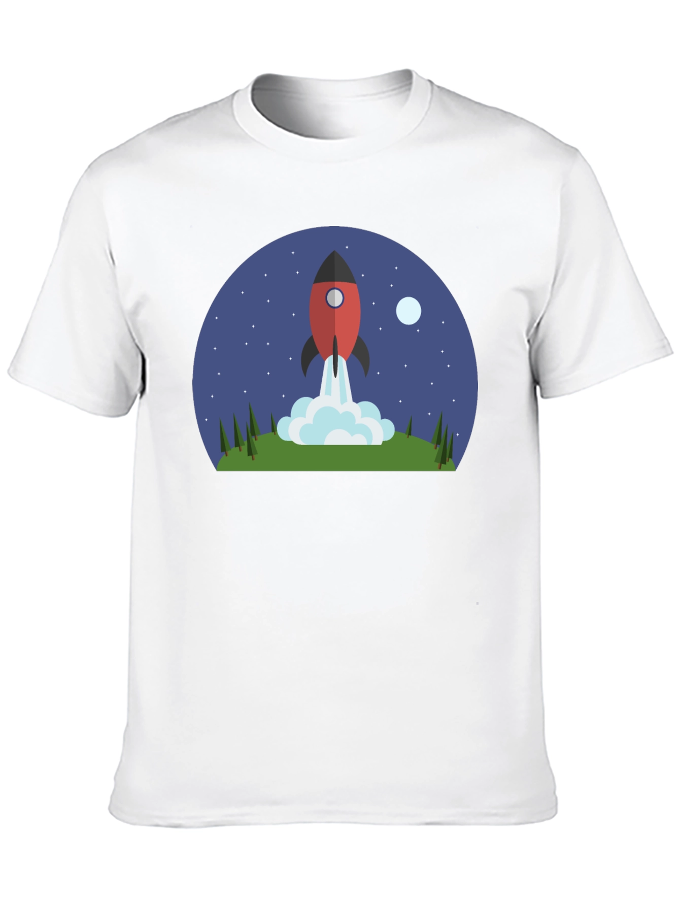 Rocket Launch T-Shirt - Space Adventure Tee