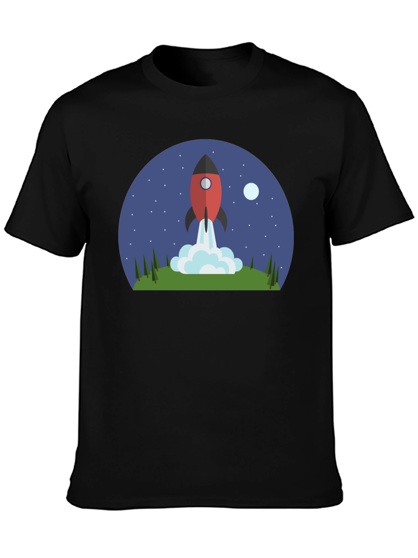 Rocket Launch T-Shirt - Space Adventure Tee
