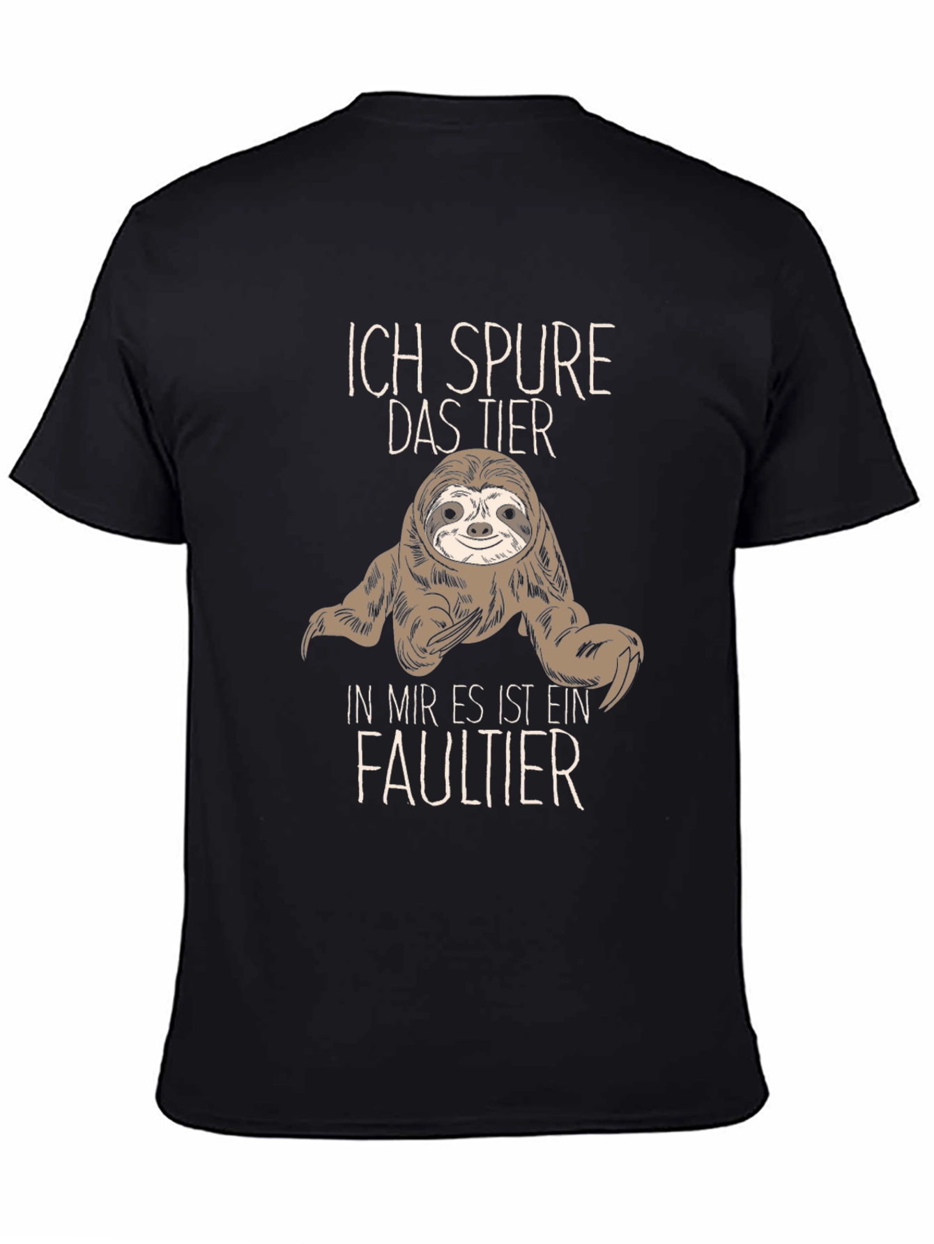Ich Spure Das Tier Sloth Graphic T-Shirt