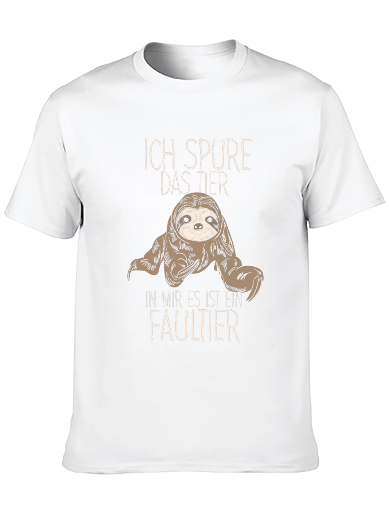 Ich Spure Das Tier Sloth Graphic T-Shirt