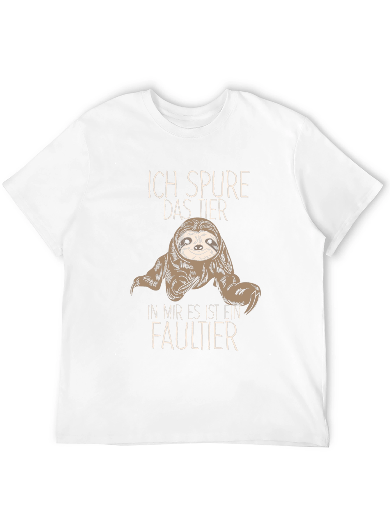 Ich Spure Das Tier Sloth Graphic T-Shirt