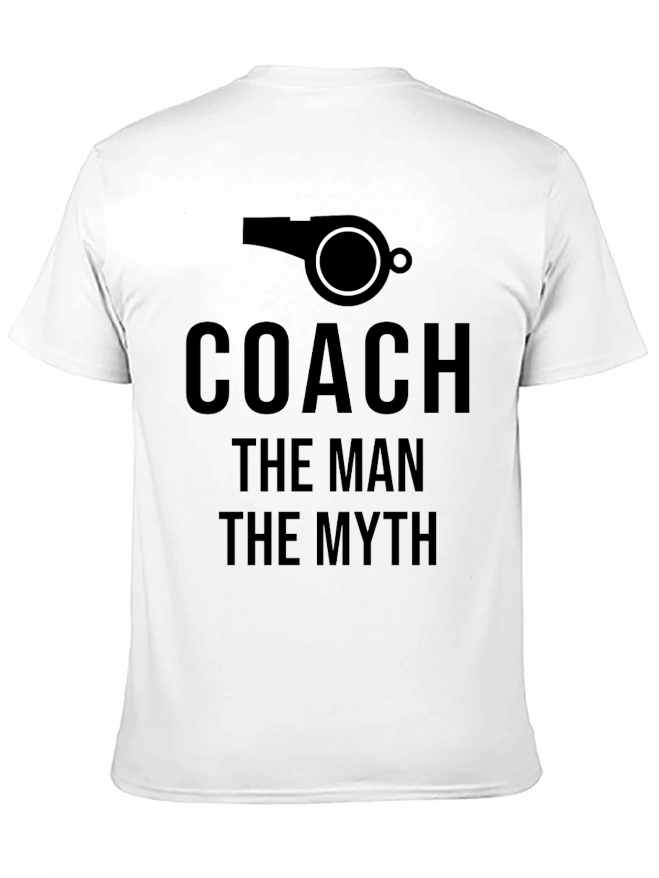 Coach: The Man The Myth Black T-Shirt