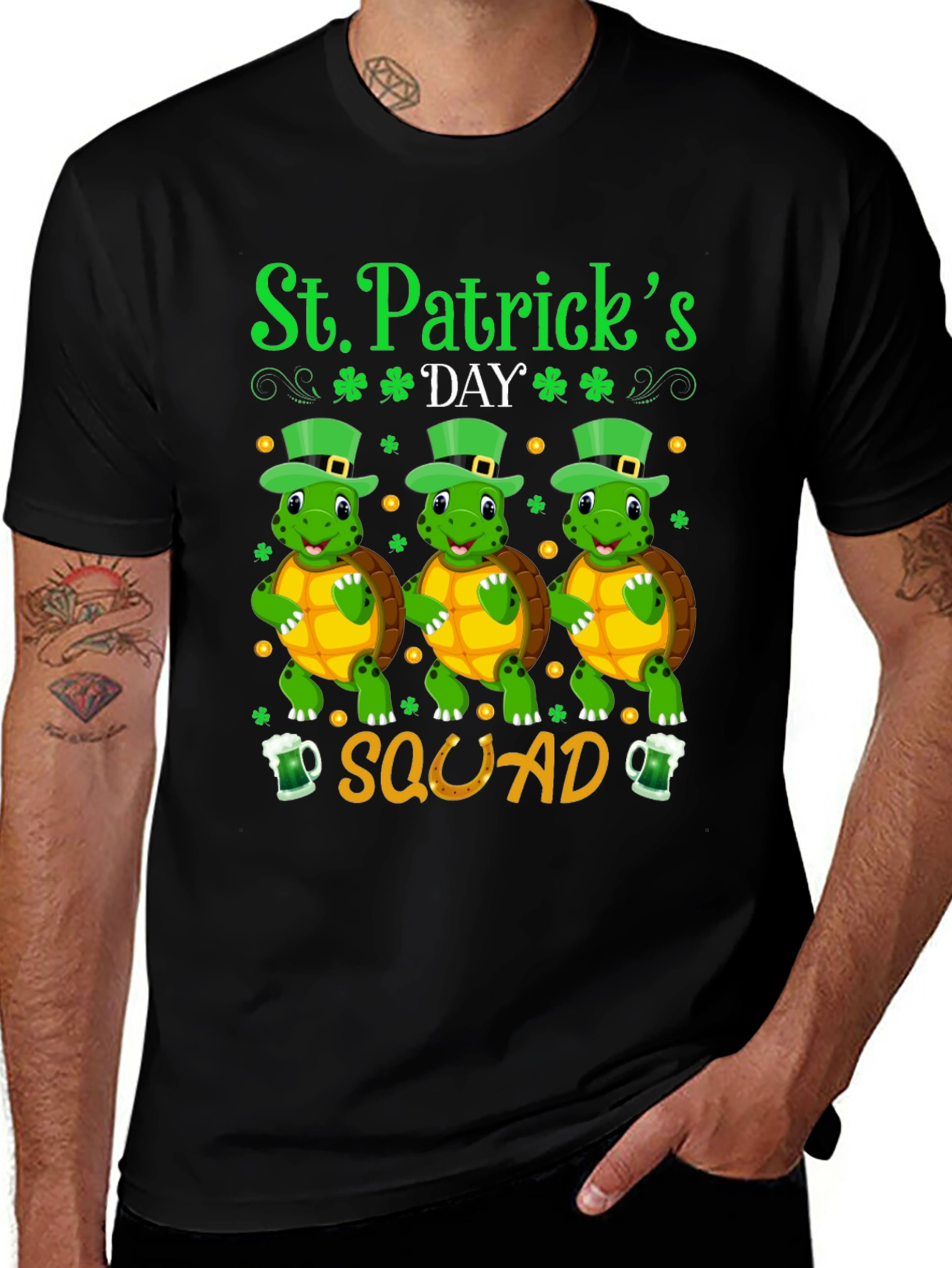 St. Patricks Day Turtle Squad T-Shirt