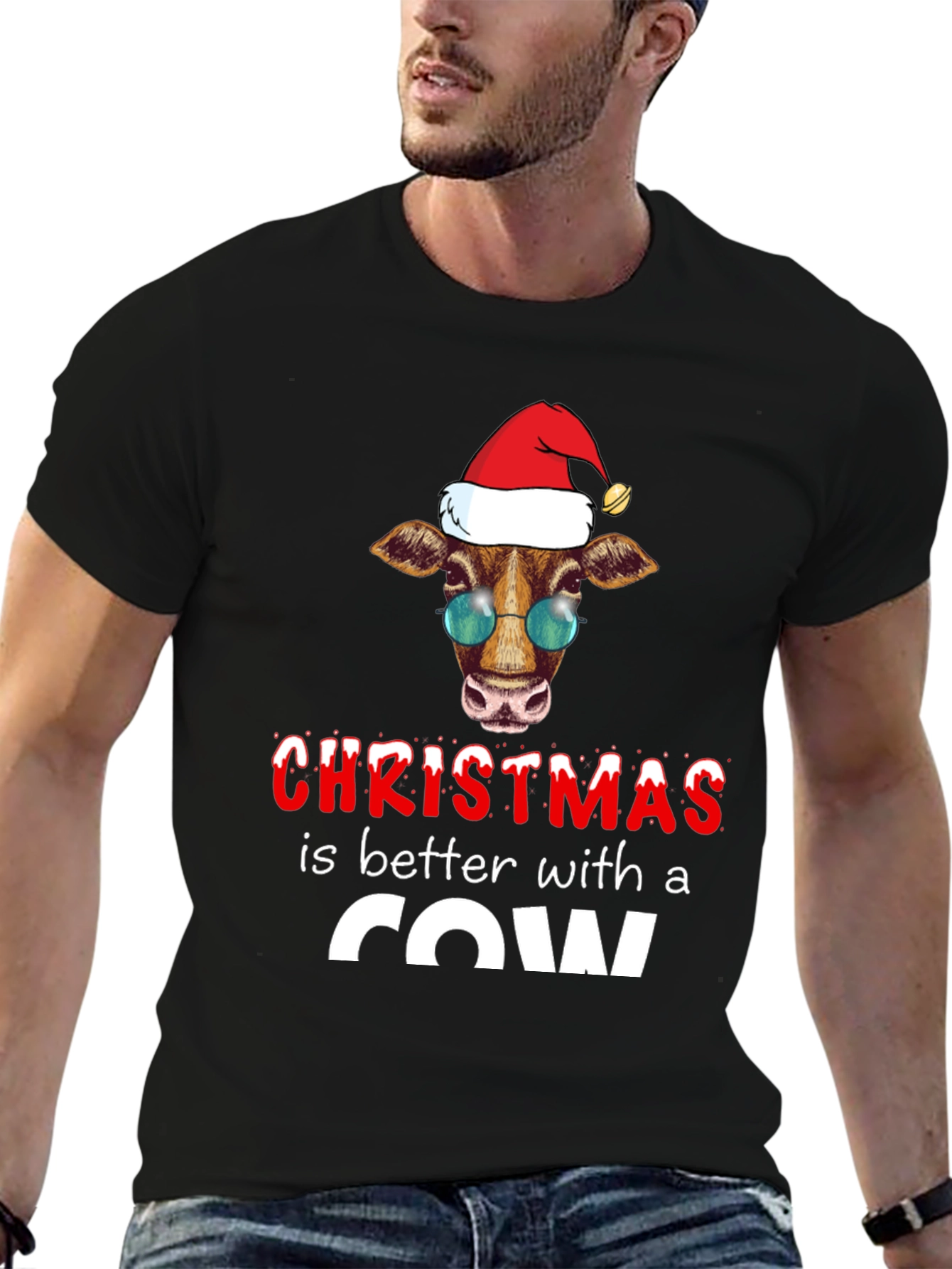 Christmas Cow T-Shirt