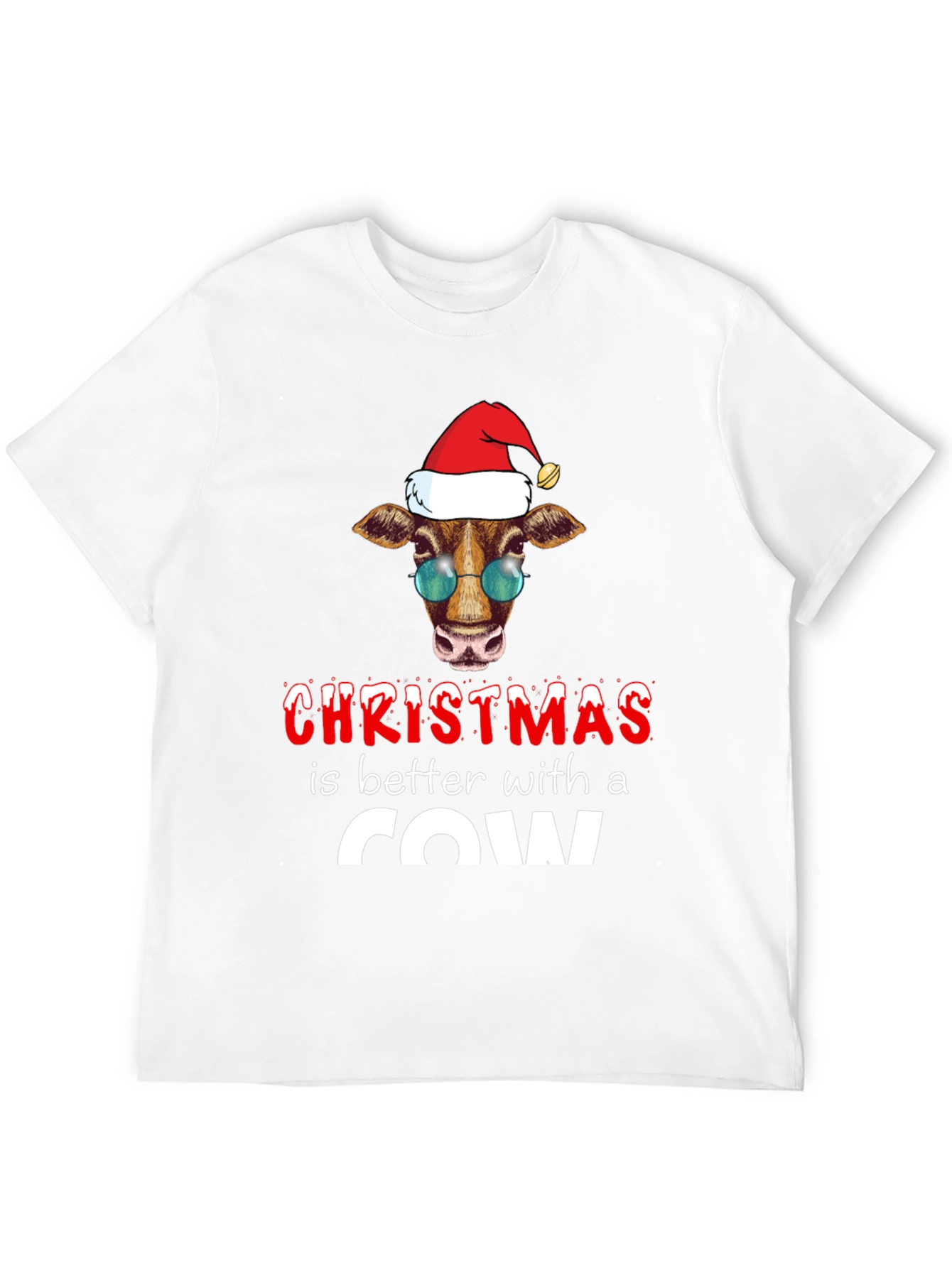 Christmas Cow T-Shirt