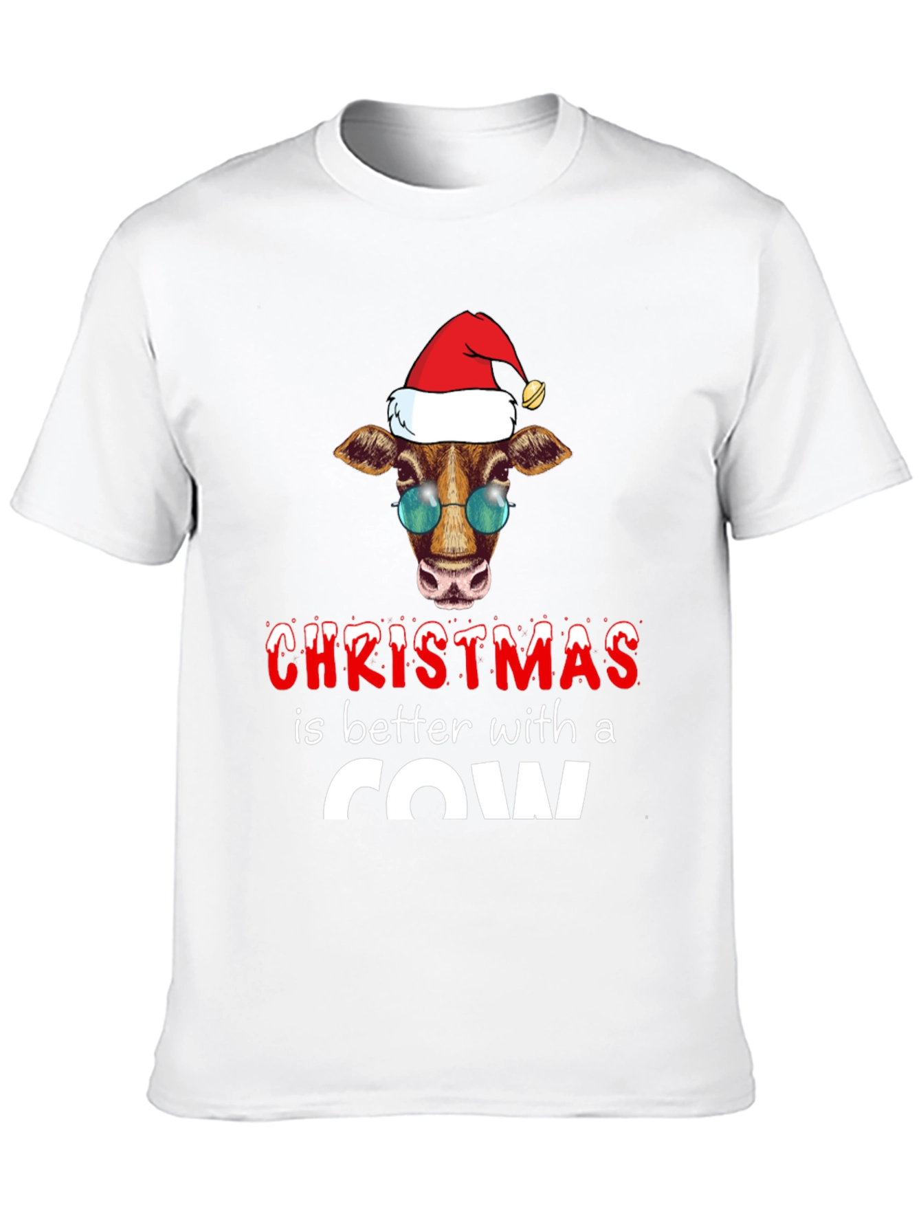Christmas Cow T-Shirt