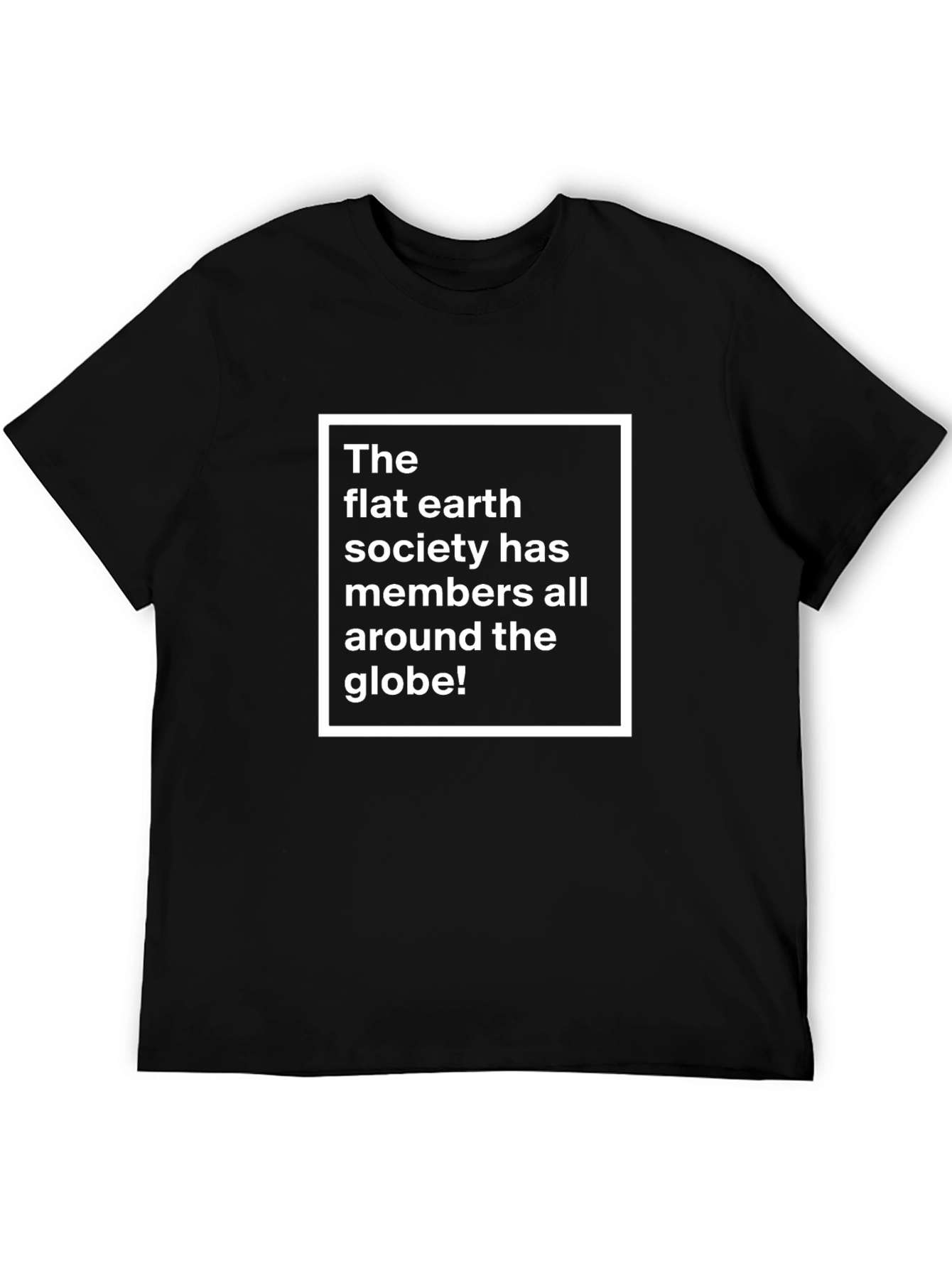 Flat Earth Society Tee - Humorous Conspiracy T-Shirt