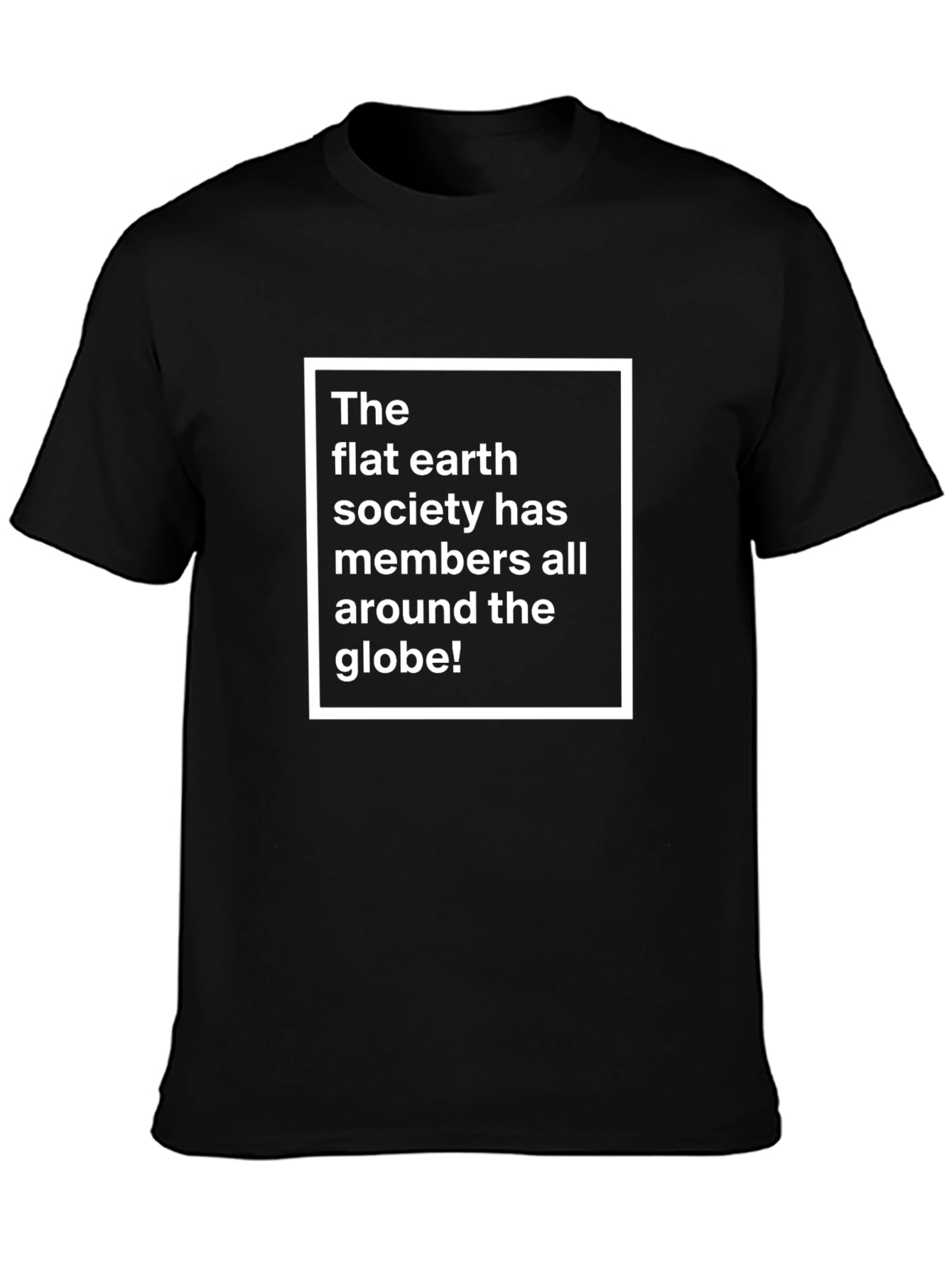 Flat Earth Society Tee - Humorous Conspiracy T-Shirt