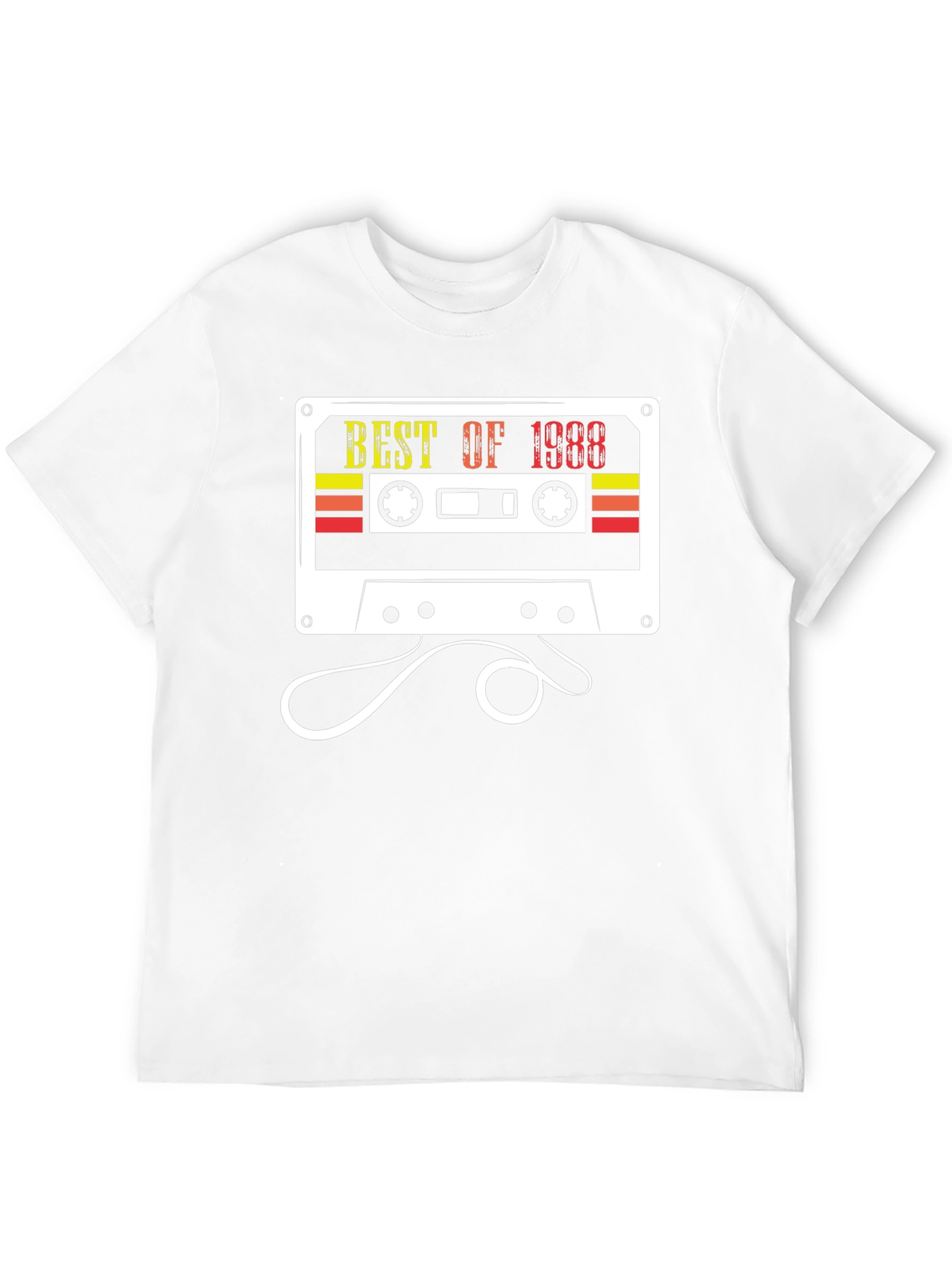 Best of 1988 Cassette Tape Black T-Shirt