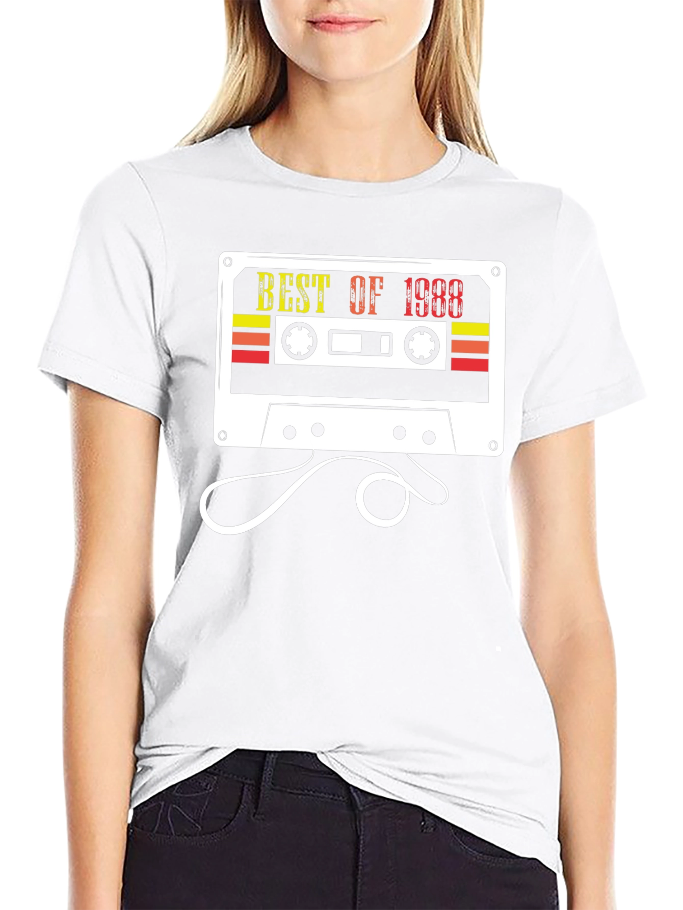 Best of 1988 Cassette Tape Black T-Shirt