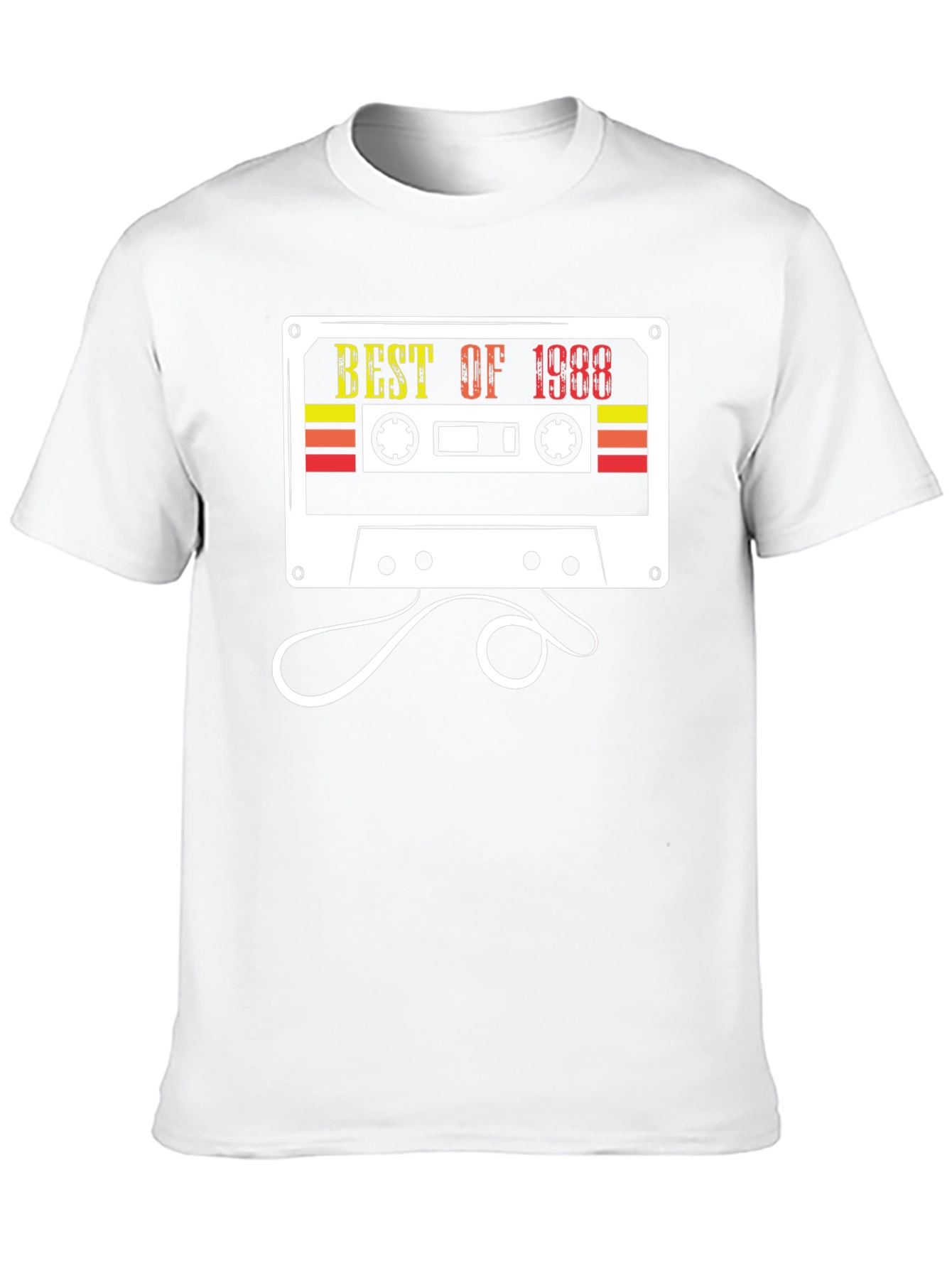 Best of 1988 Cassette Tape Black T-Shirt