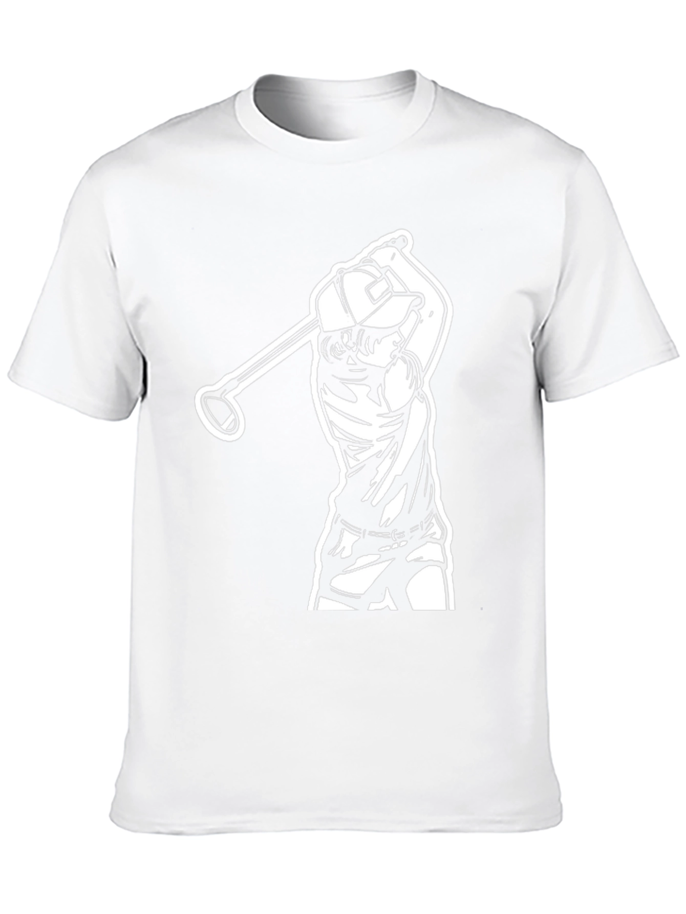 Golf Swing Graphic Tee - Black