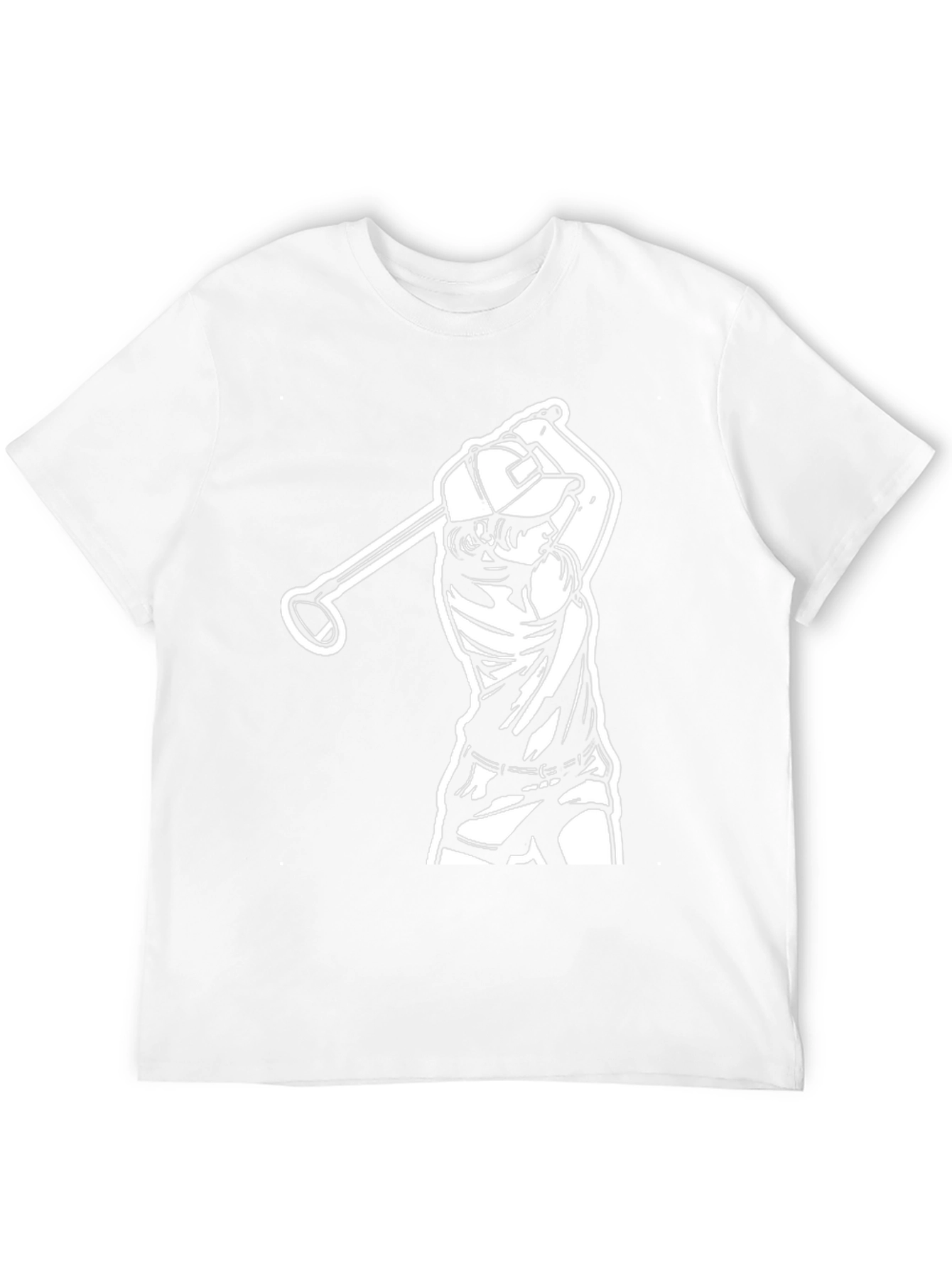 Golf Swing Graphic Tee - Black