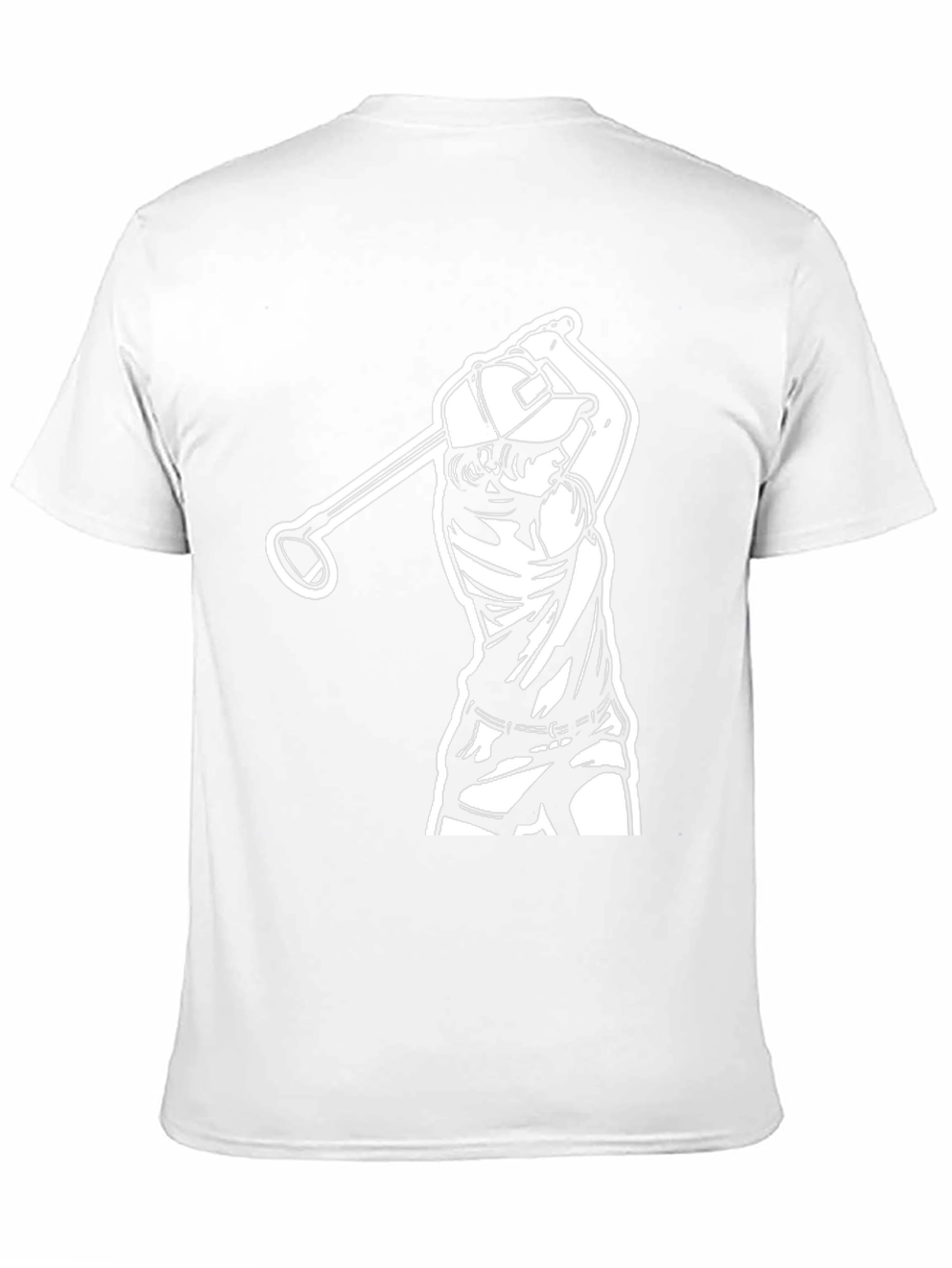 Golf Swing Graphic Tee - Black