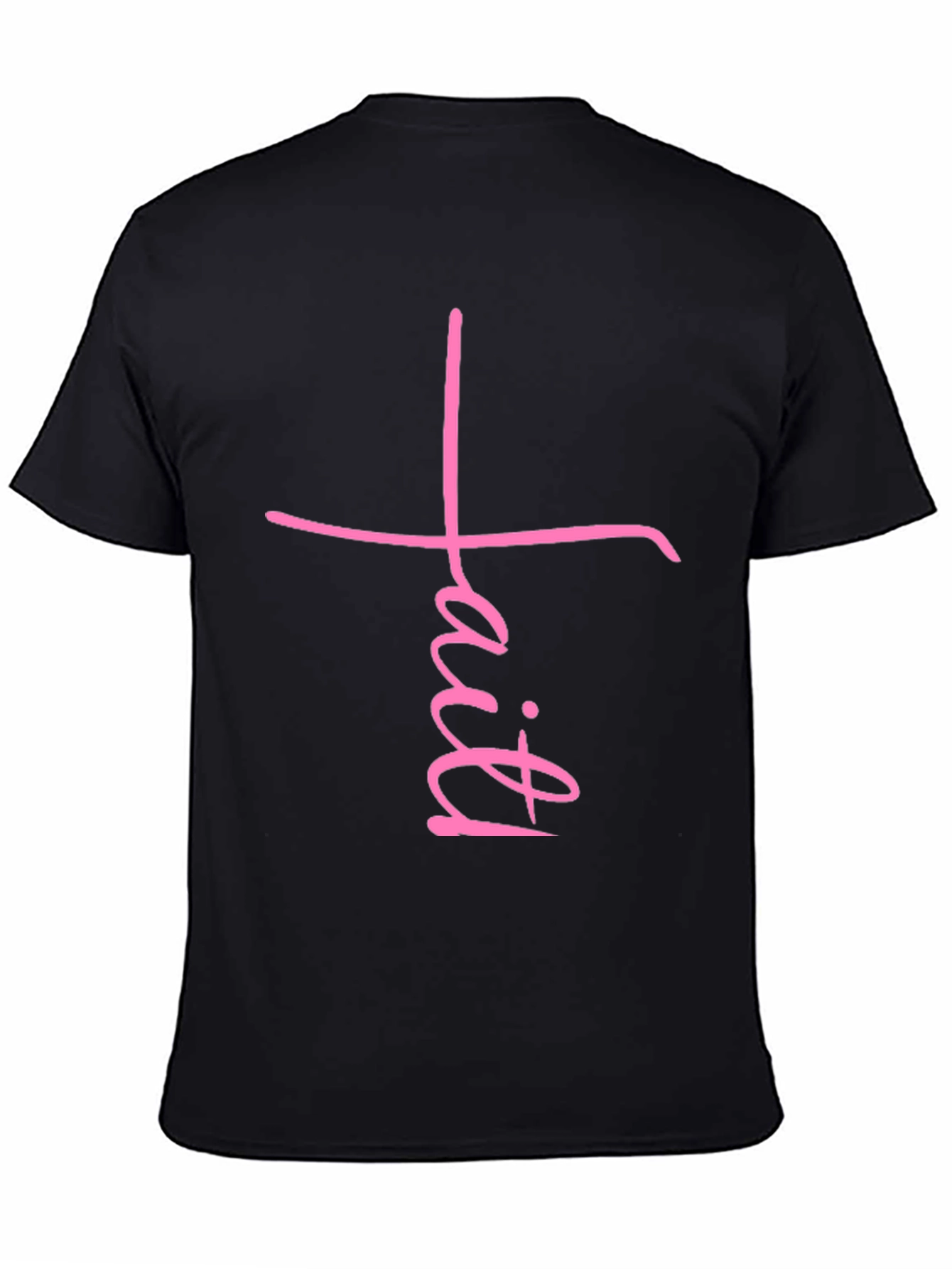 Faith Cross Graphic Tee - Unisex Black T-Shirt