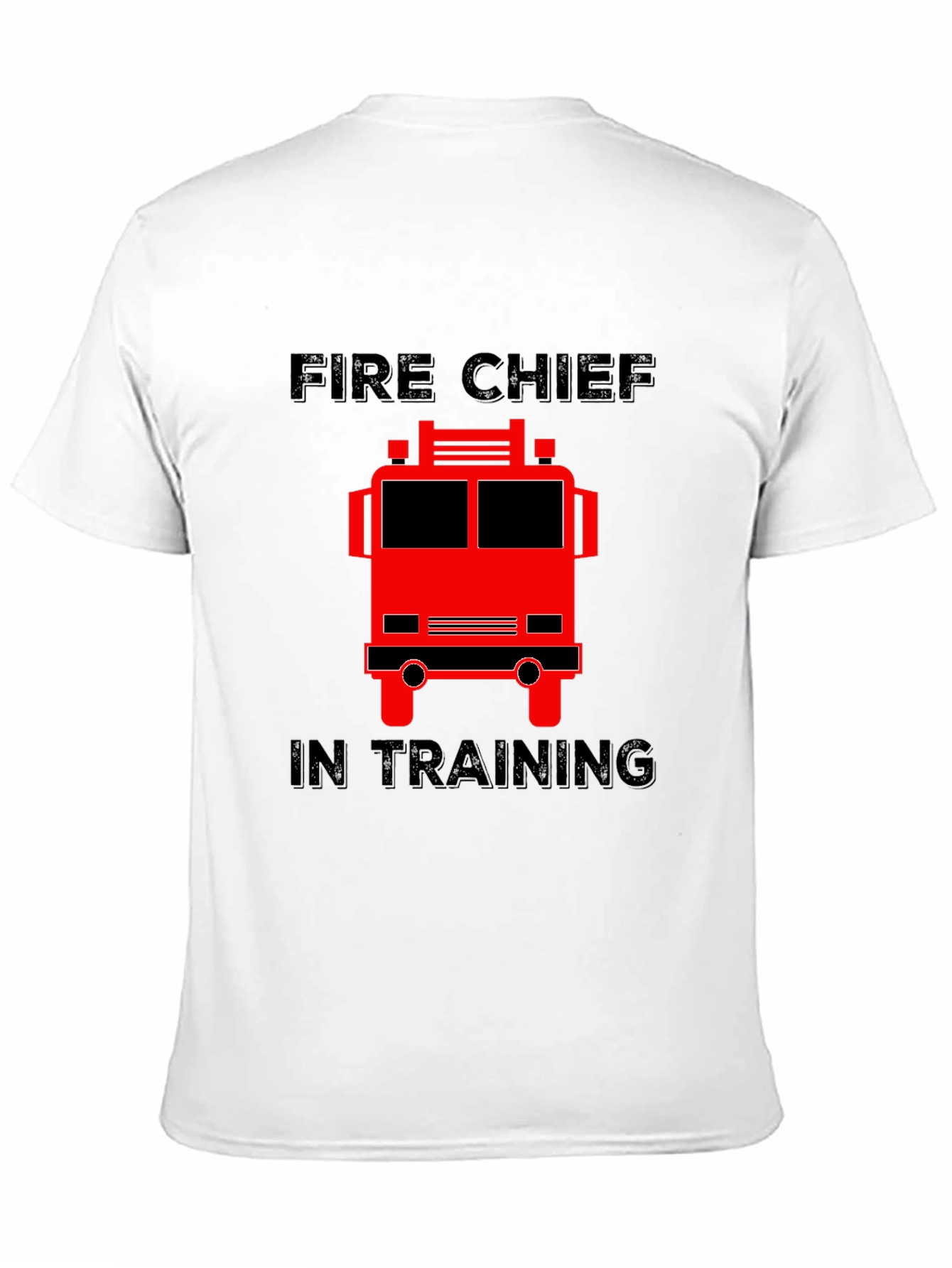 Fire Chief In Training T-Shirt Firetruck Graphic Tee