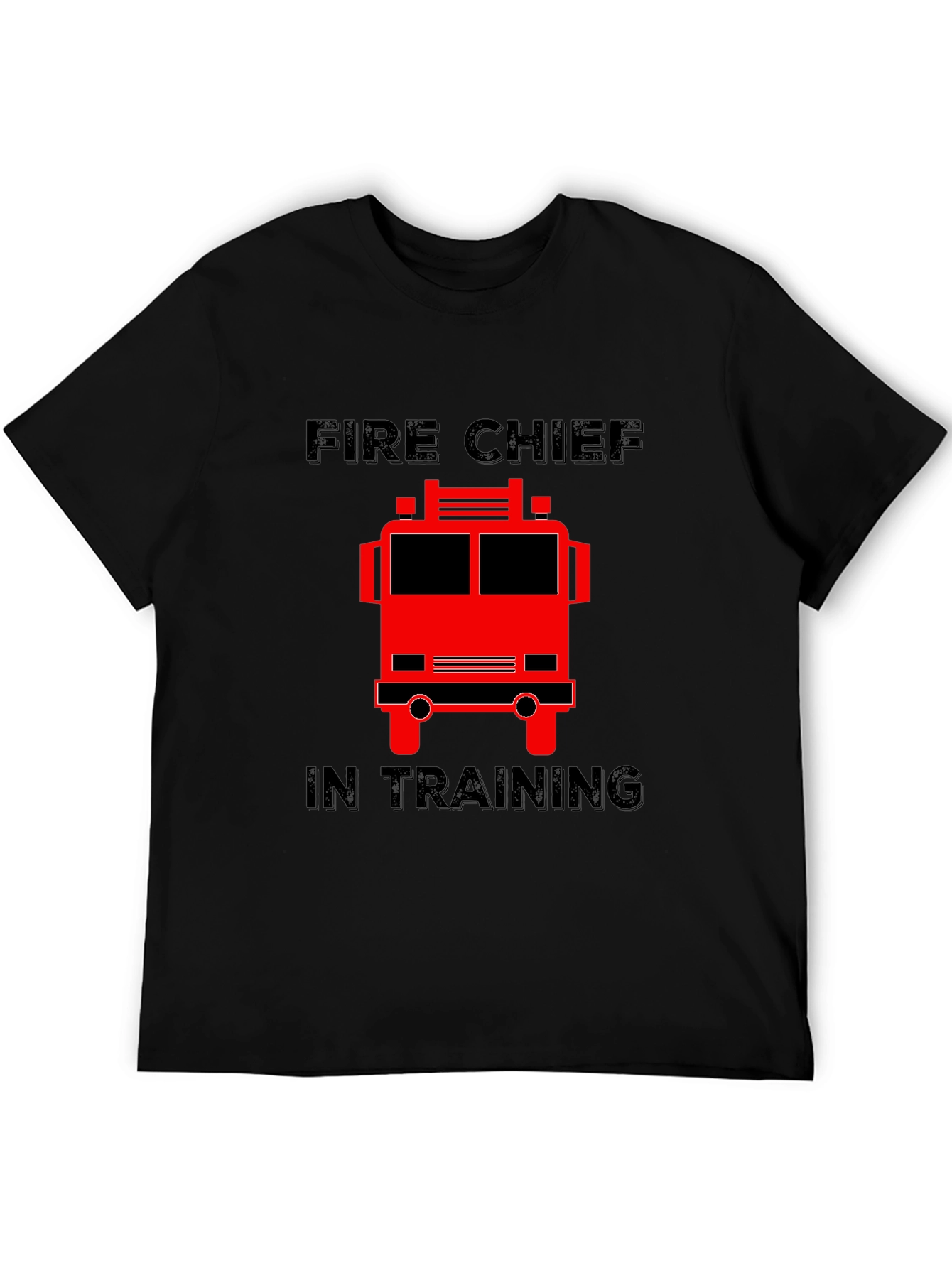 Fire Chief In Training T-Shirt Firetruck Graphic Tee