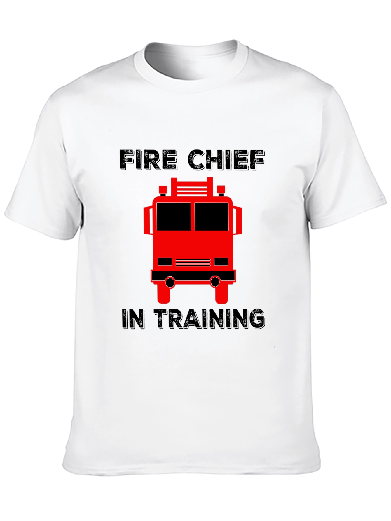 Fire Chief In Training T-Shirt Firetruck Graphic Tee