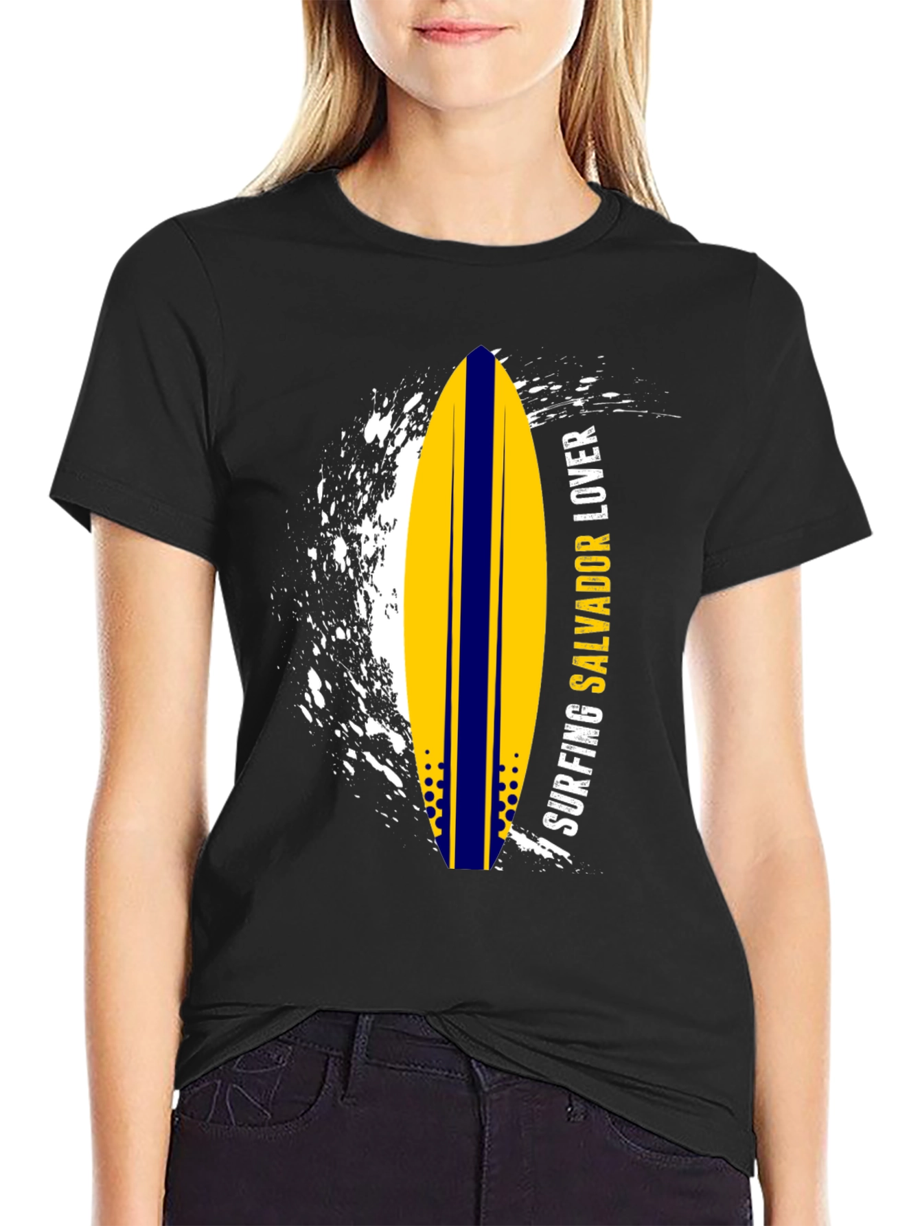 Surfing Salvador Lover Graphic Tee