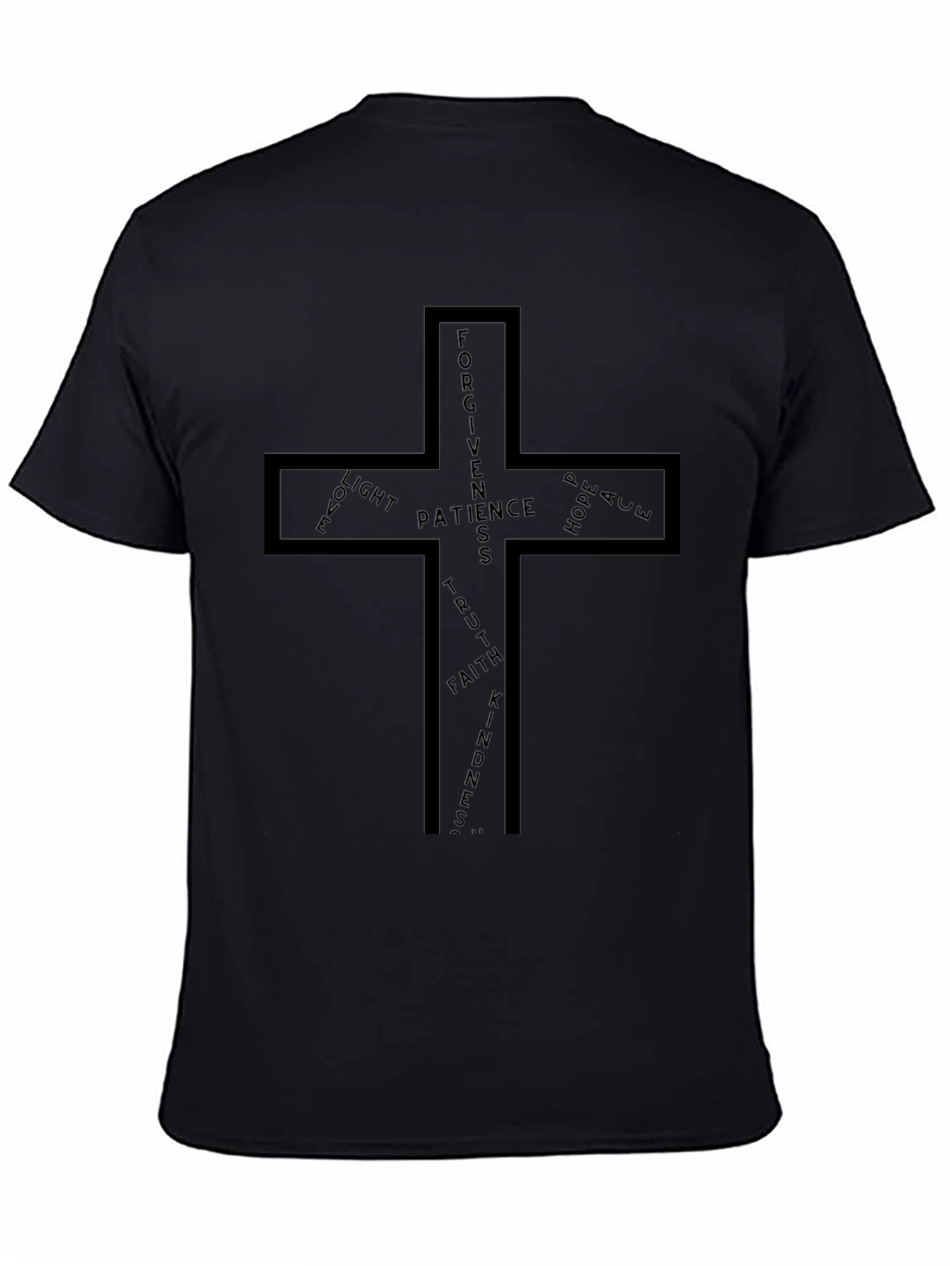 Faith-Inspired Cross Graphic T-Shirt