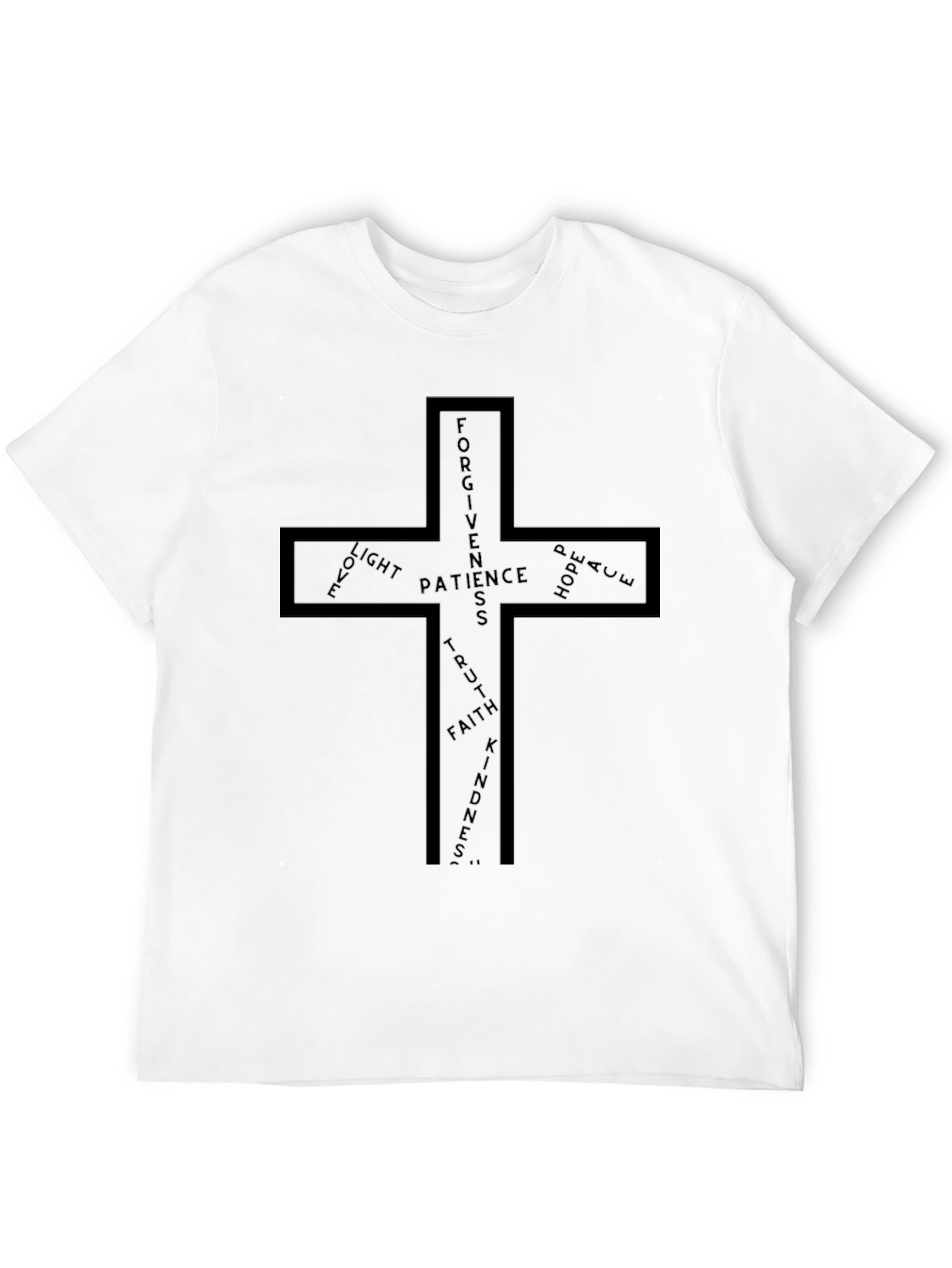 Faith-Inspired Cross Graphic T-Shirt