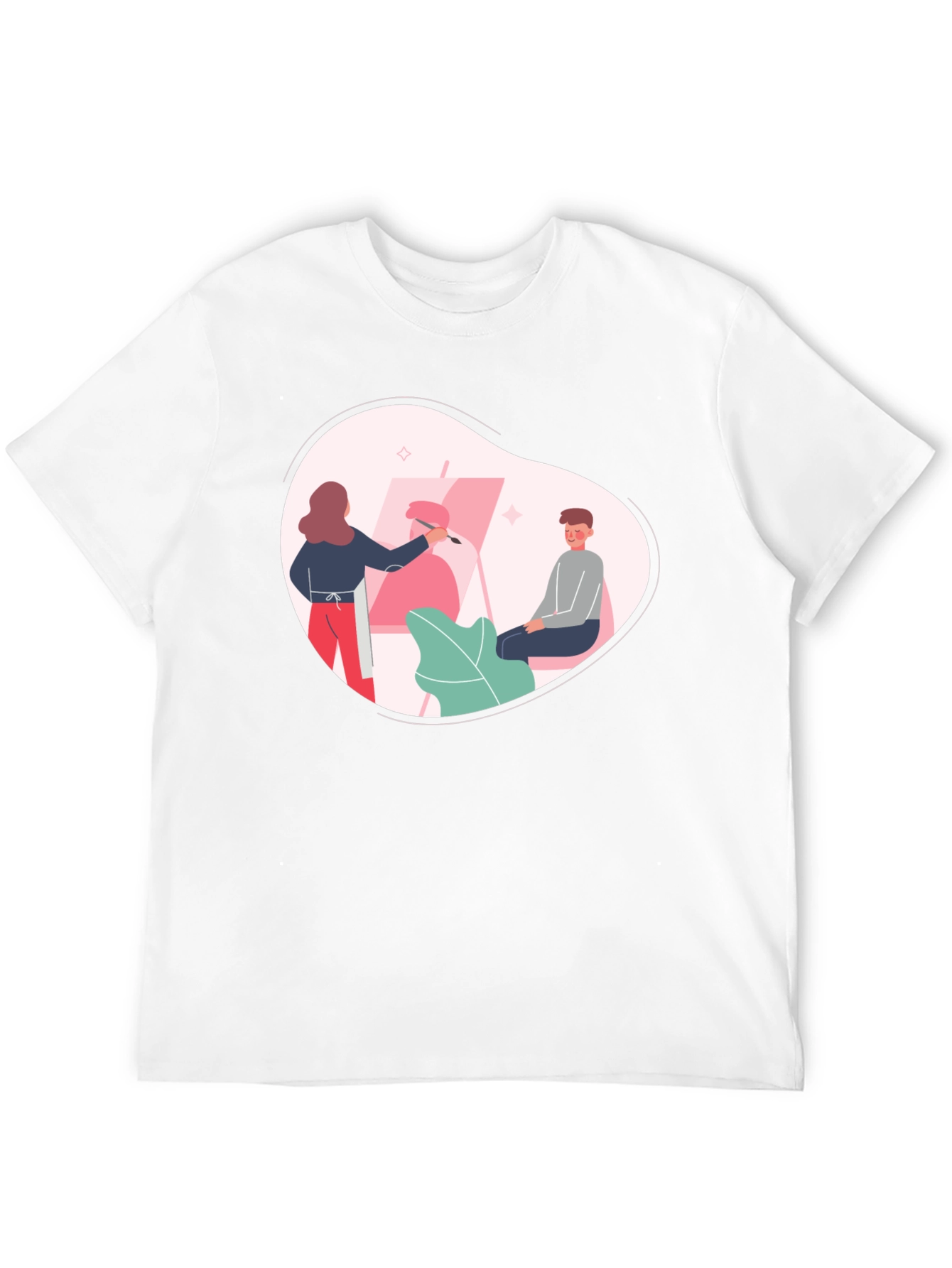 Artist Painting T-Shirt - Creative Graphic Tee