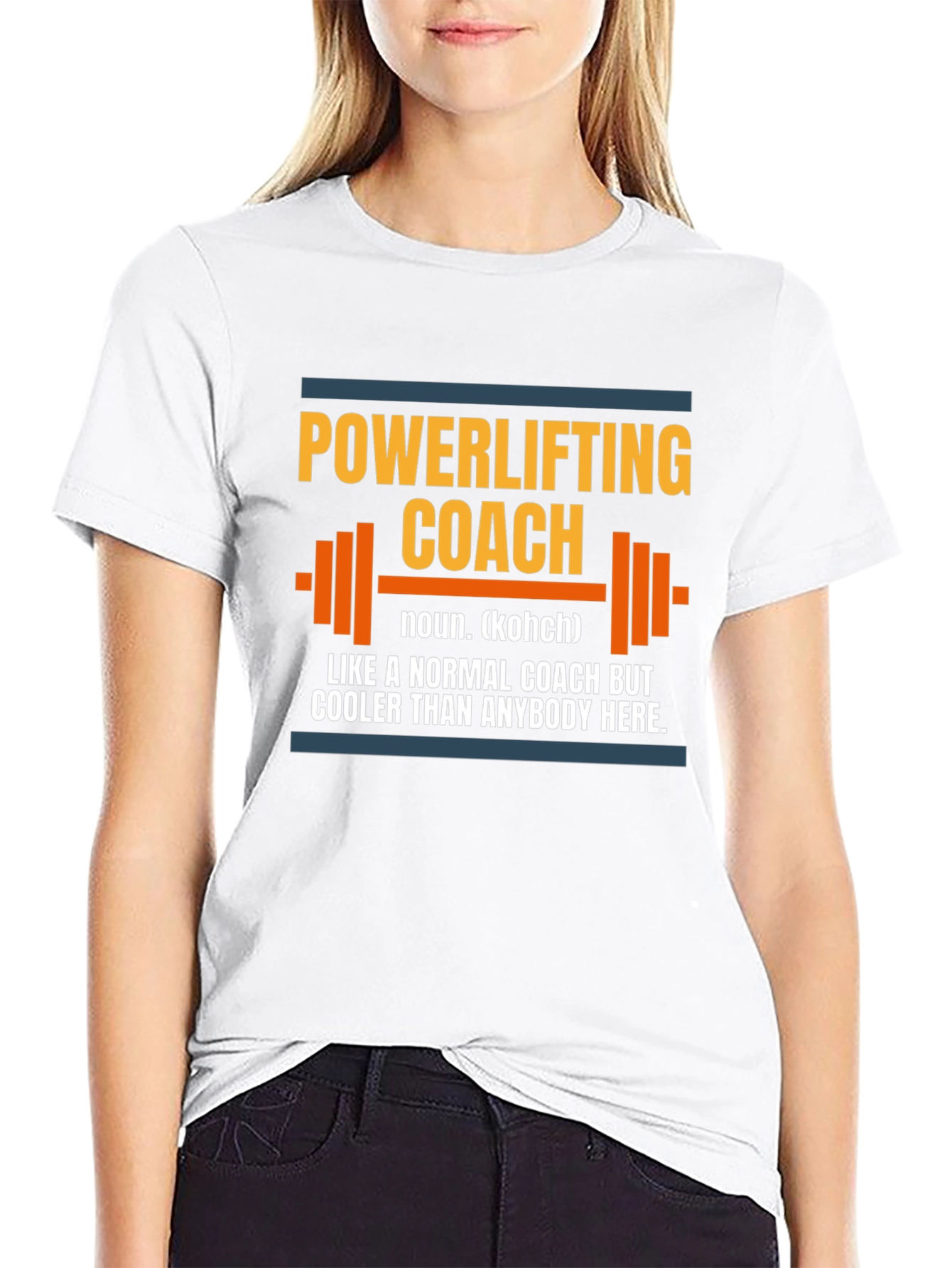 Powerlifting Coach T-Shirt - Funny Gym Workout Tee