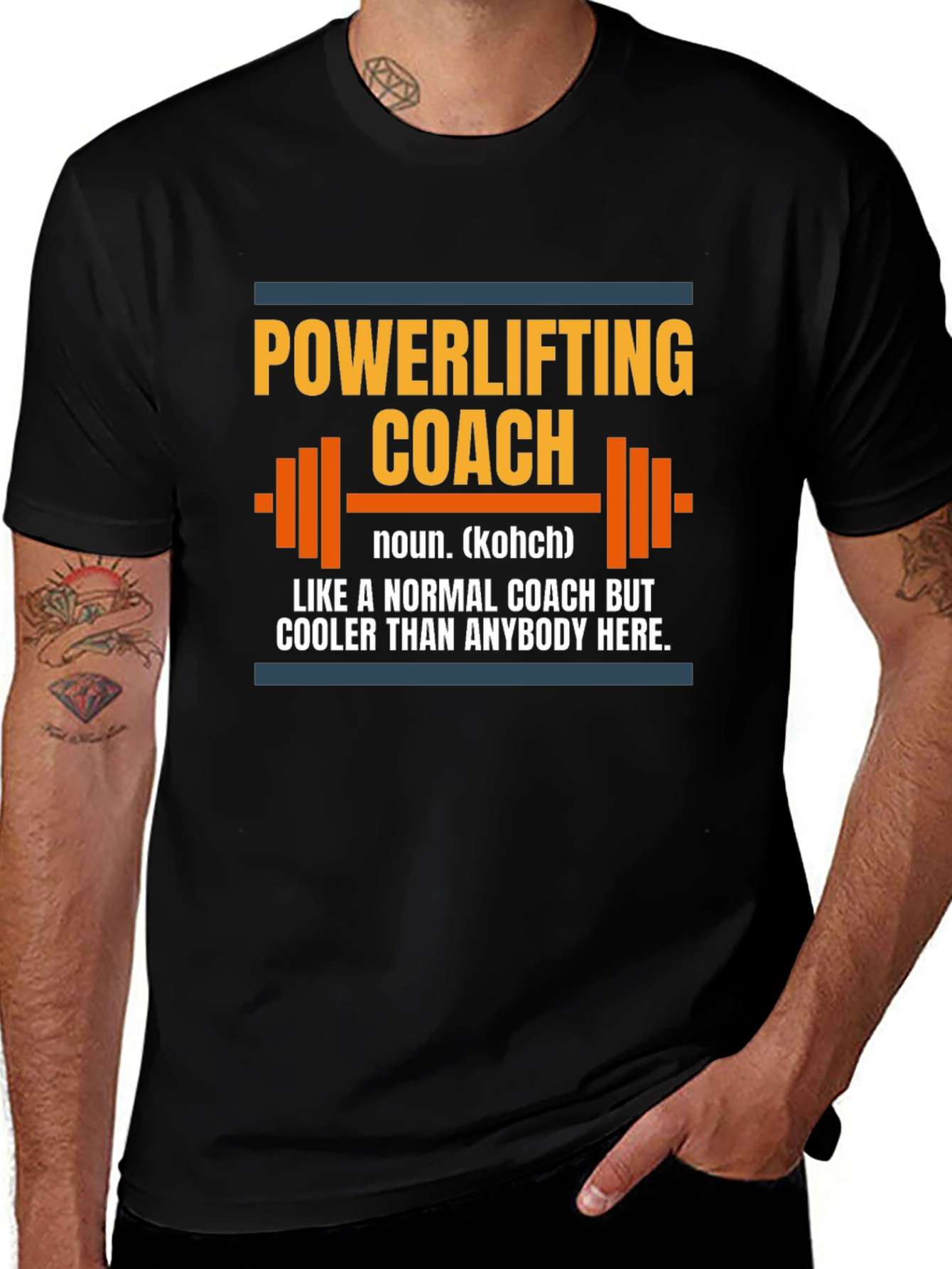 Powerlifting Coach T-Shirt - Funny Gym Workout Tee