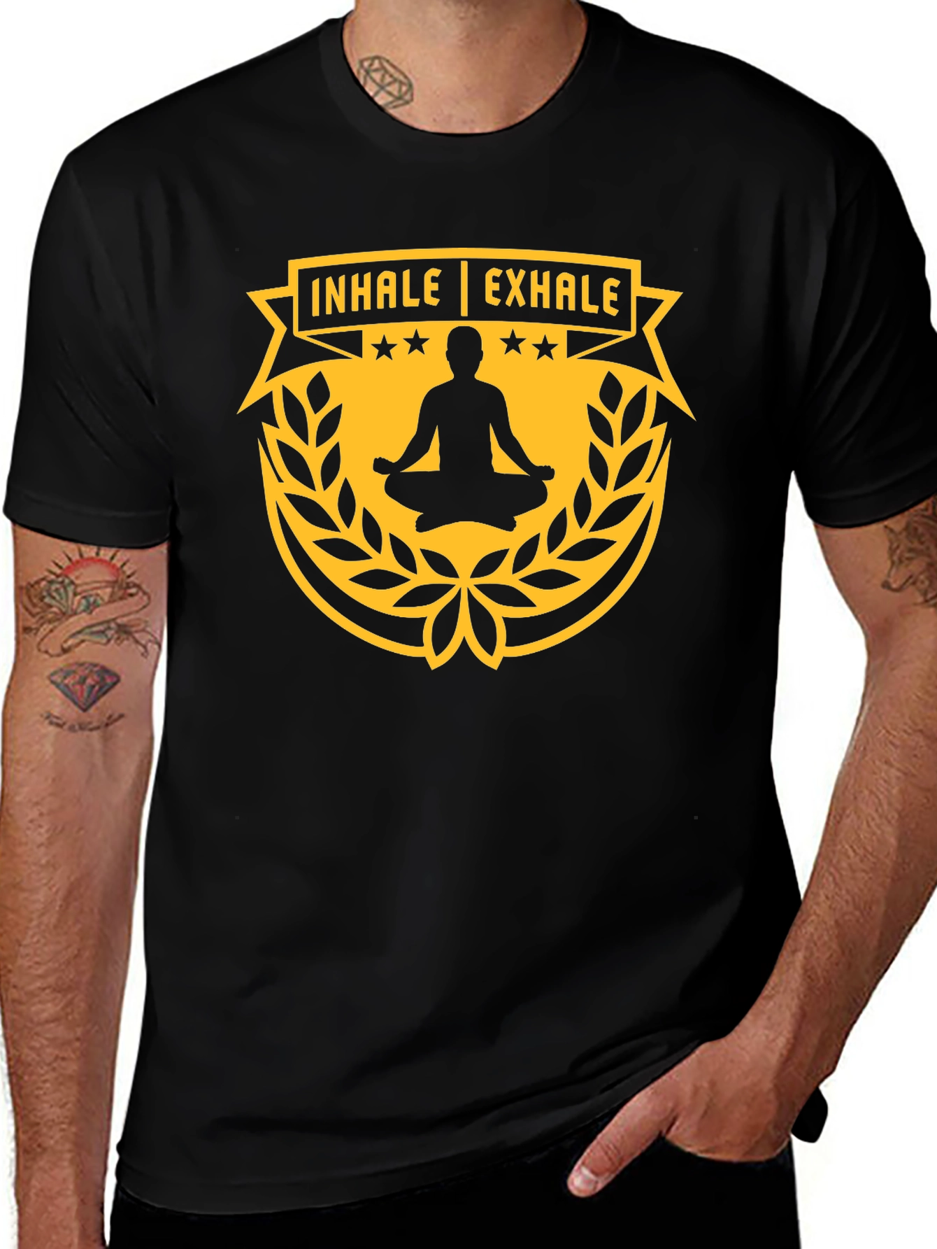 Inhale Exhale Yoga Meditation T-Shirt