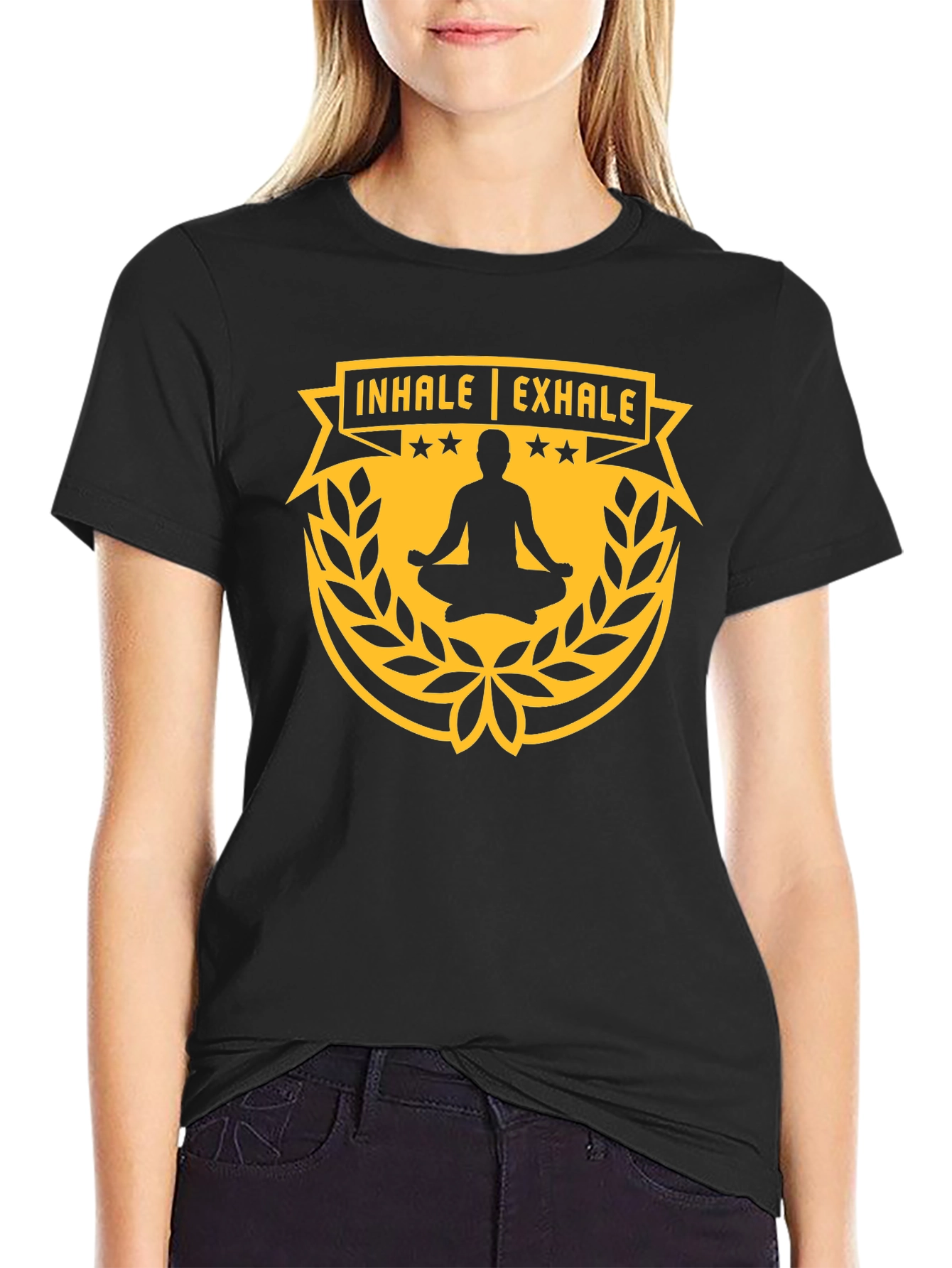 Inhale Exhale Yoga Meditation T-Shirt