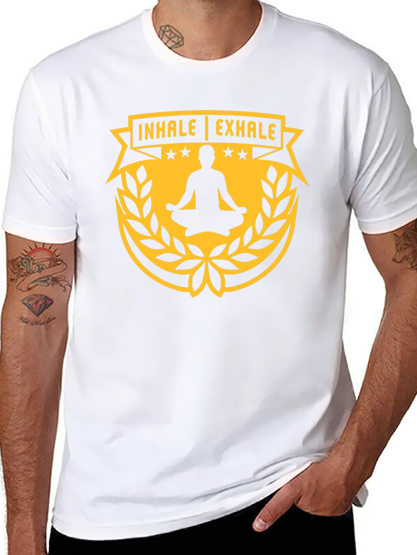 Inhale Exhale Yoga Meditation T-Shirt