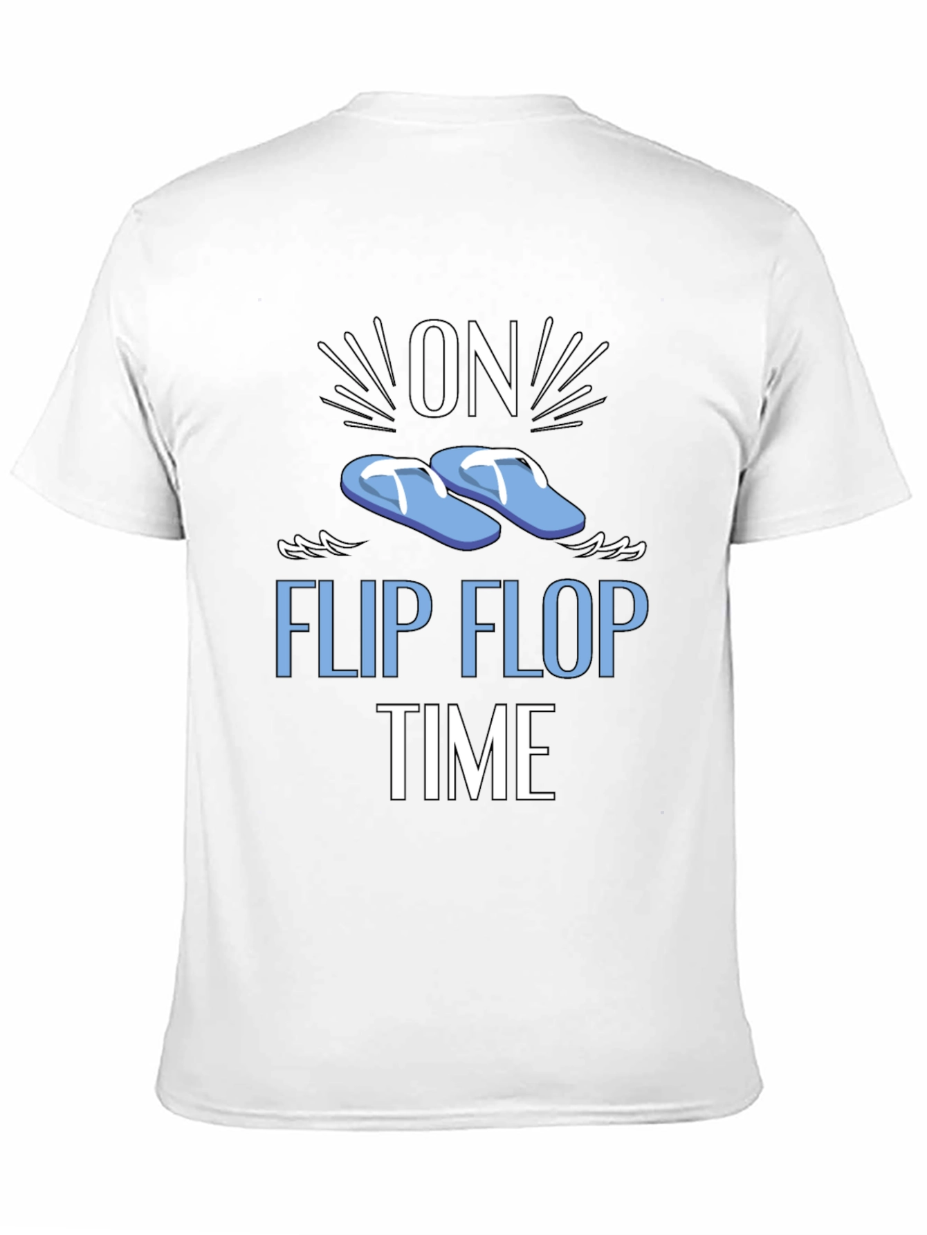 On Flip Flop Time Graphic T-Shirt