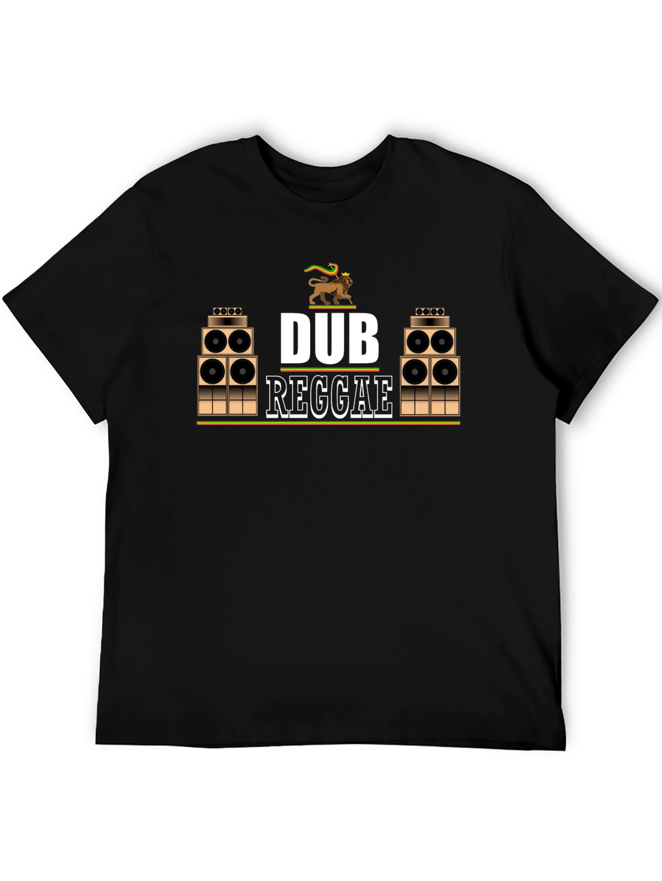 Dub Reggae Black T-Shirt - Jamaican Music