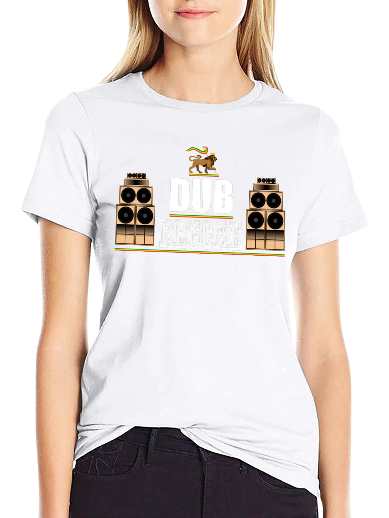 Dub Reggae Black T-Shirt - Jamaican Music