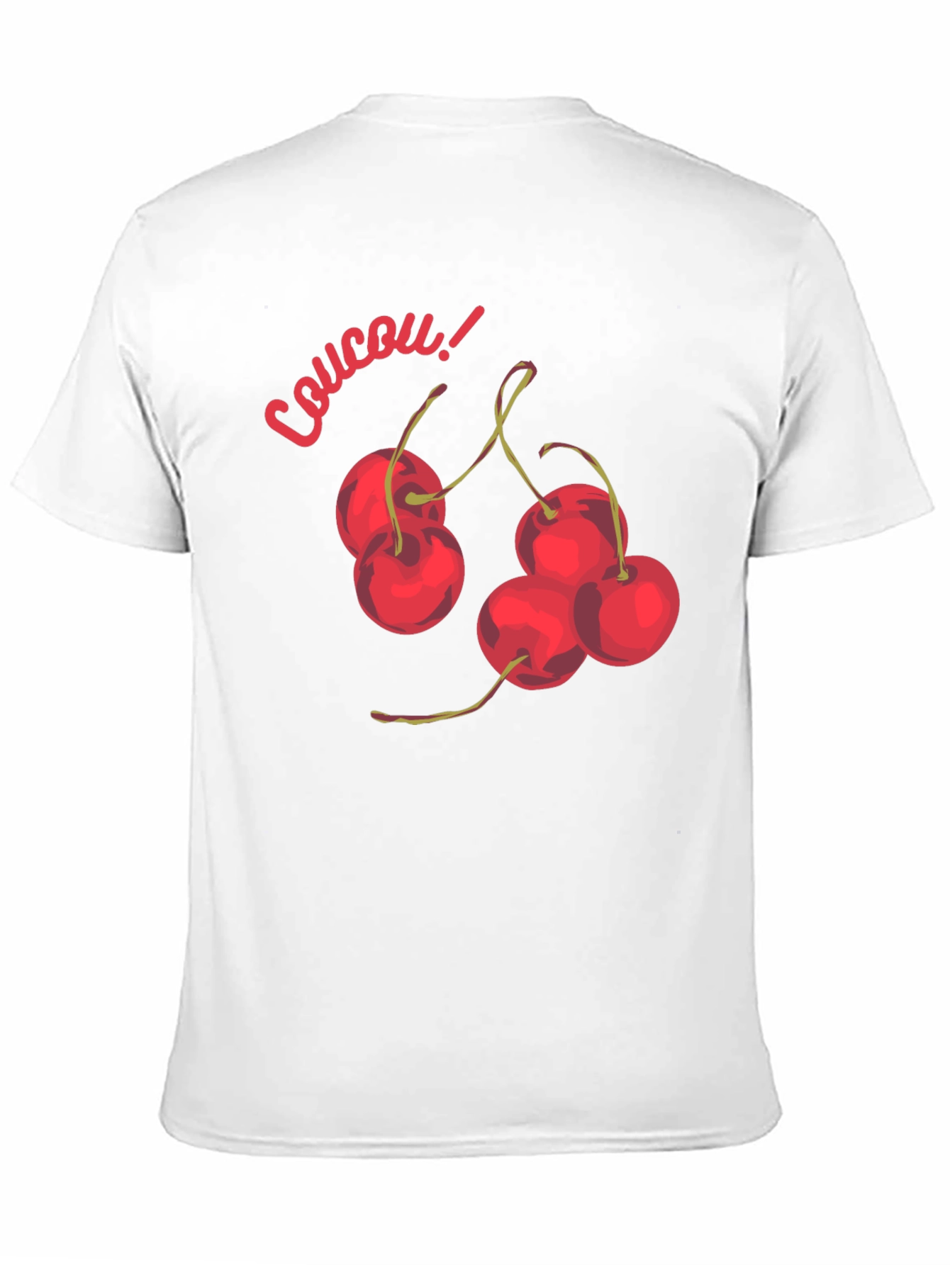 Coucou Cherries Black Graphic T-Shirt