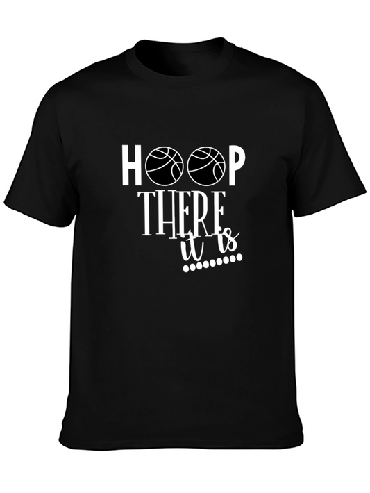 Hoop There It Is Basketball Graphic Tee