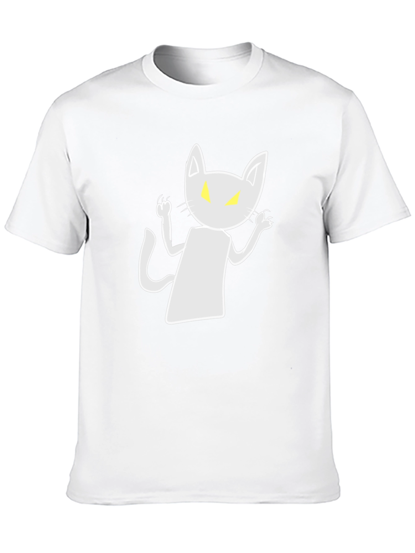 Spooky Cat Graphic Tee - Halloween T-Shirt