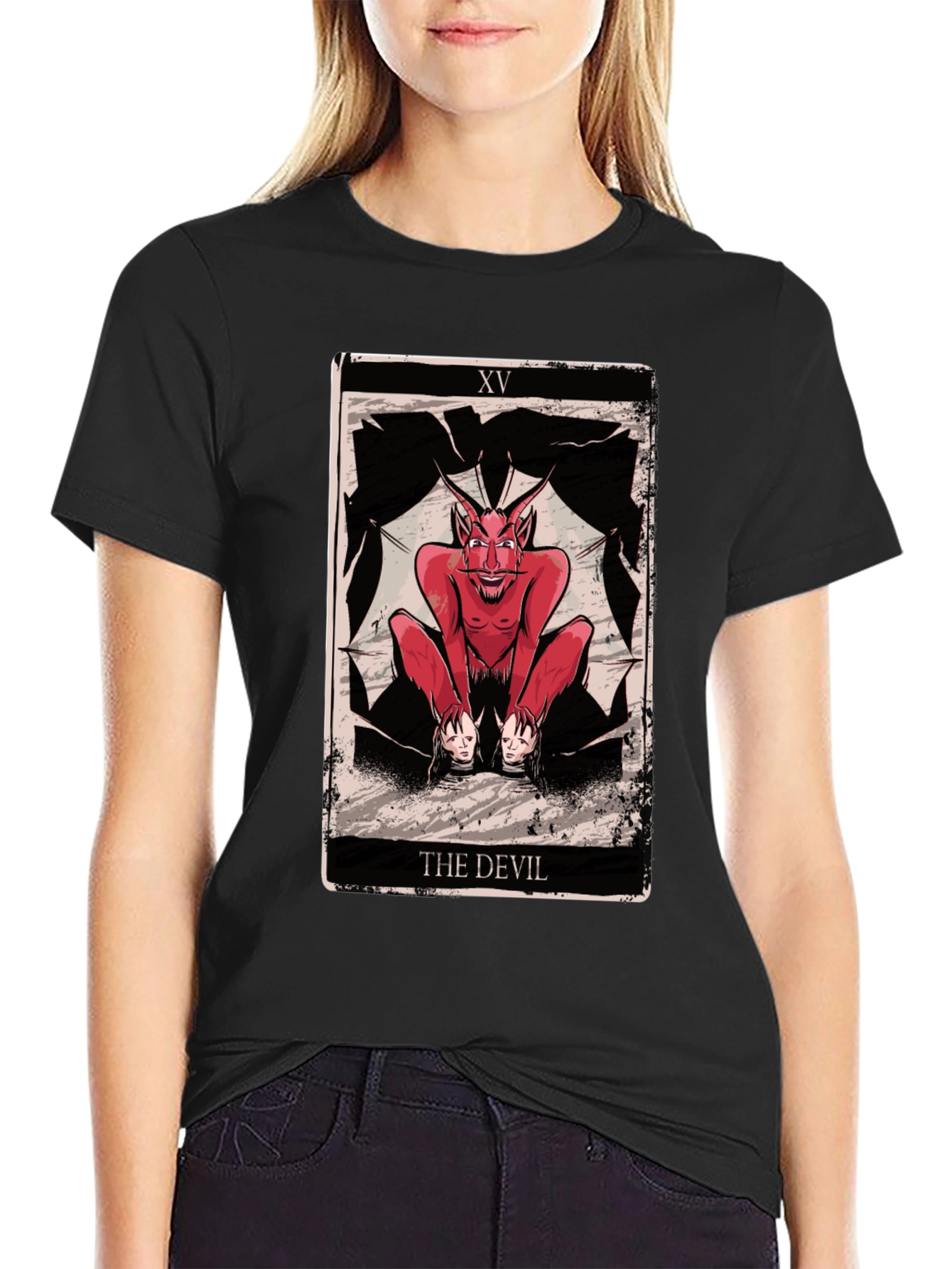 The Devil Tarot Card Graphic T-Shirt