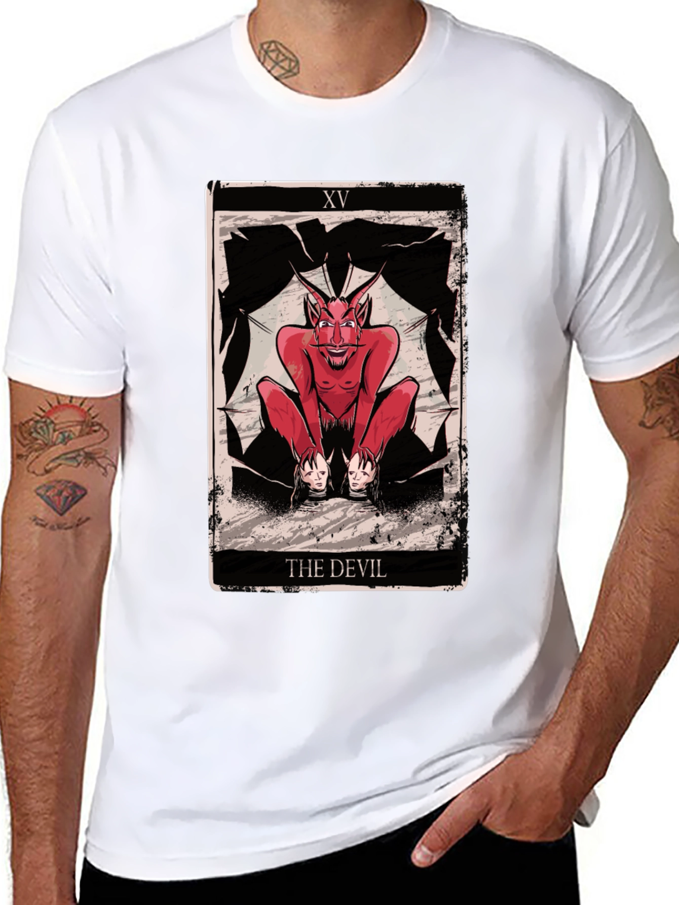 The Devil Tarot Card Graphic T-Shirt