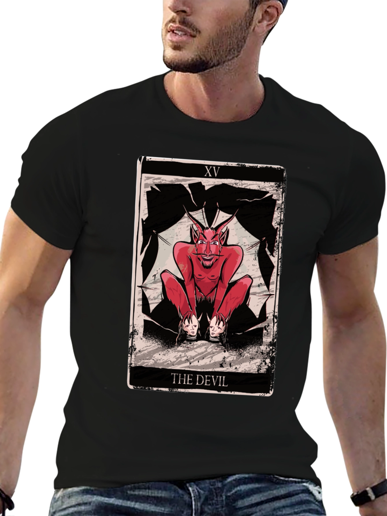 The Devil Tarot Card Graphic T-Shirt