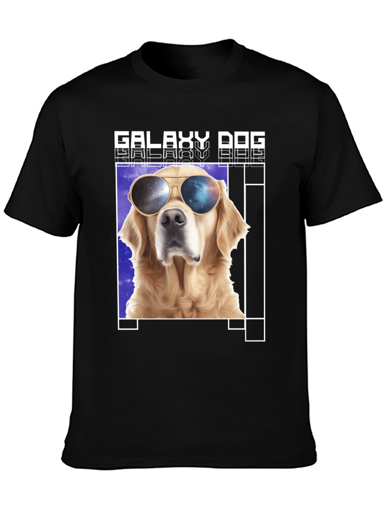 Galaxy Dog T-Shirt - Cool Canine in Space Shades