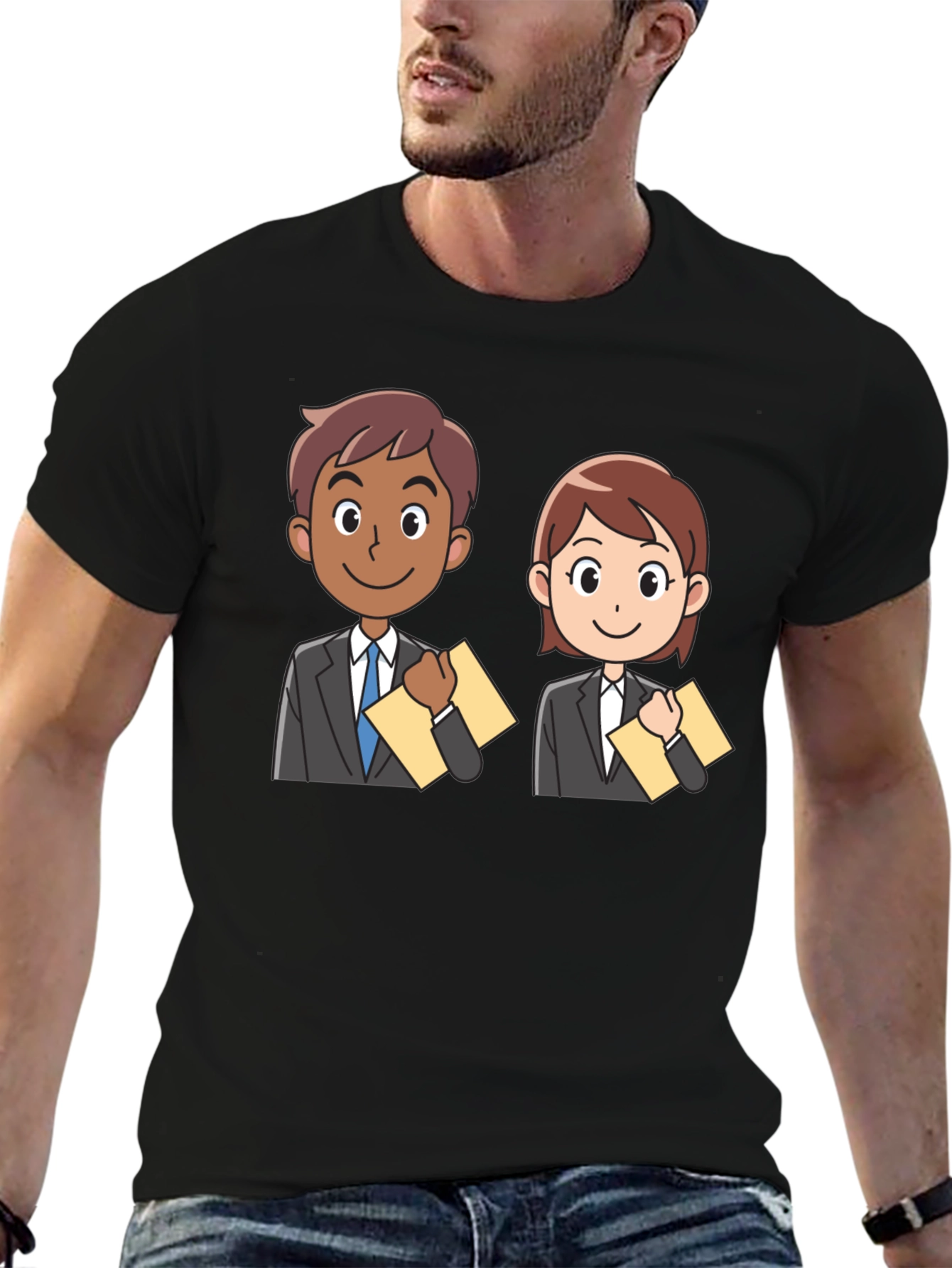 Business Ready Cartoon T-Shirt