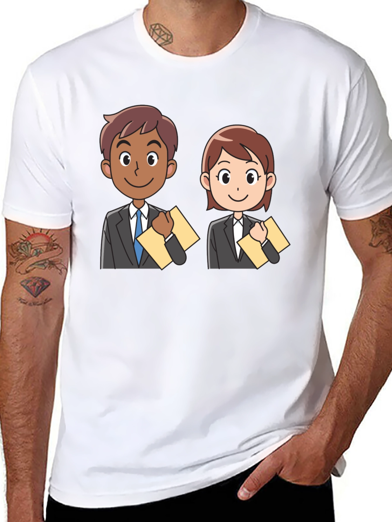 Business Ready Cartoon T-Shirt