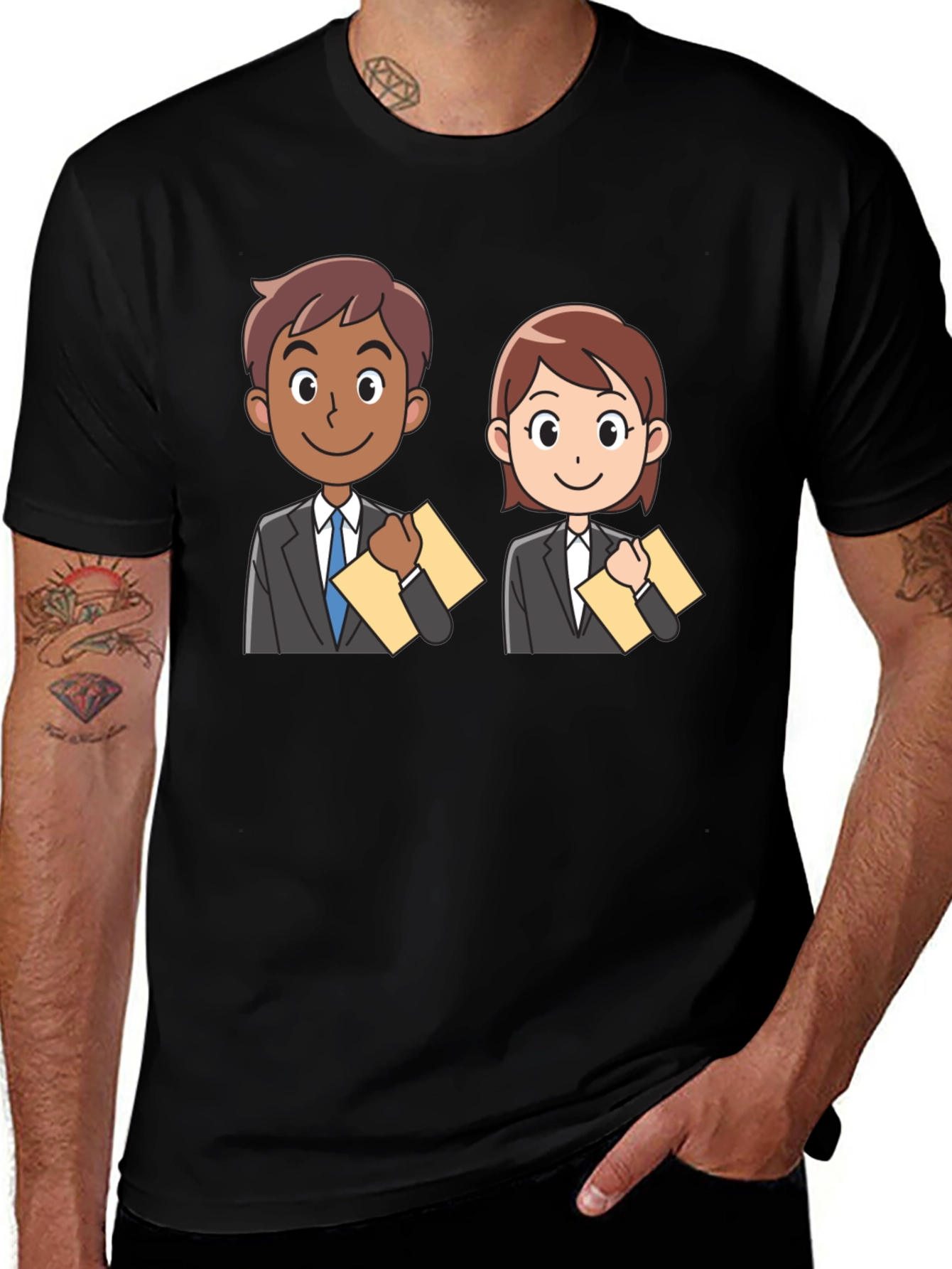 Business Ready Cartoon T-Shirt