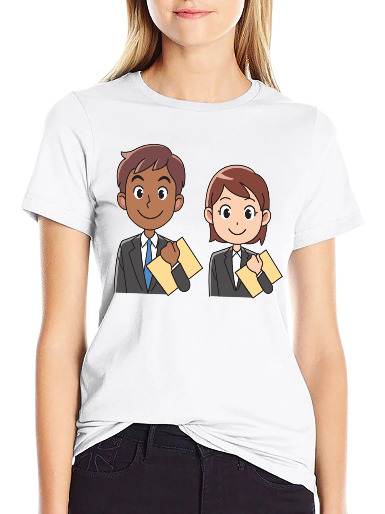 Business Ready Cartoon T-Shirt