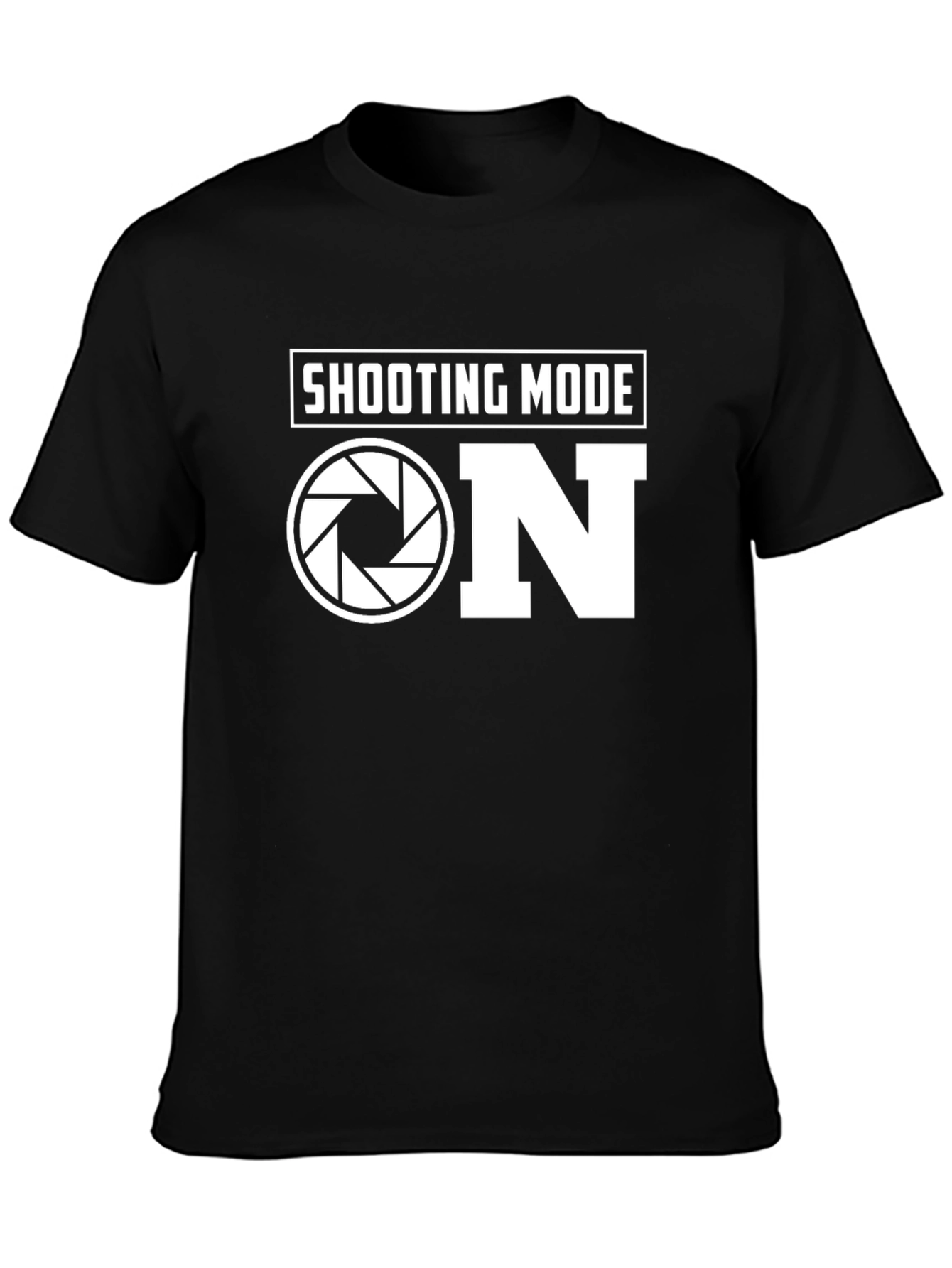 Shooting Mode ON Photography T-Shirt - Black