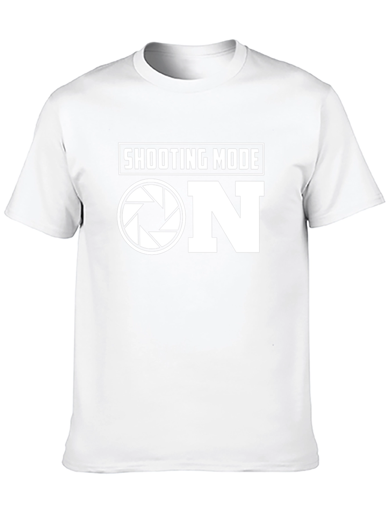 Shooting Mode ON Photography T-Shirt - Black