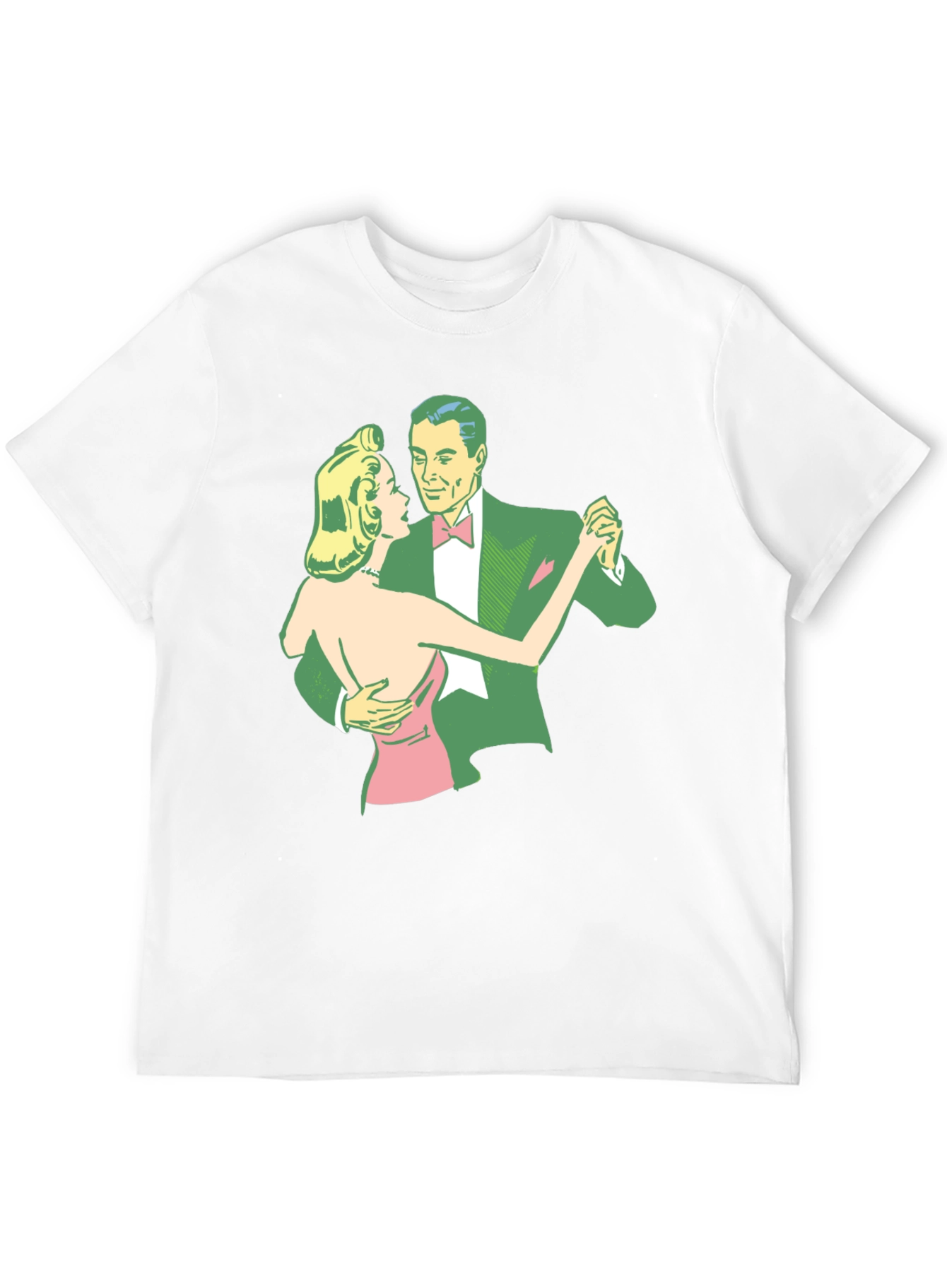 Retro Dance T-Shirt - Black Cotton Tee