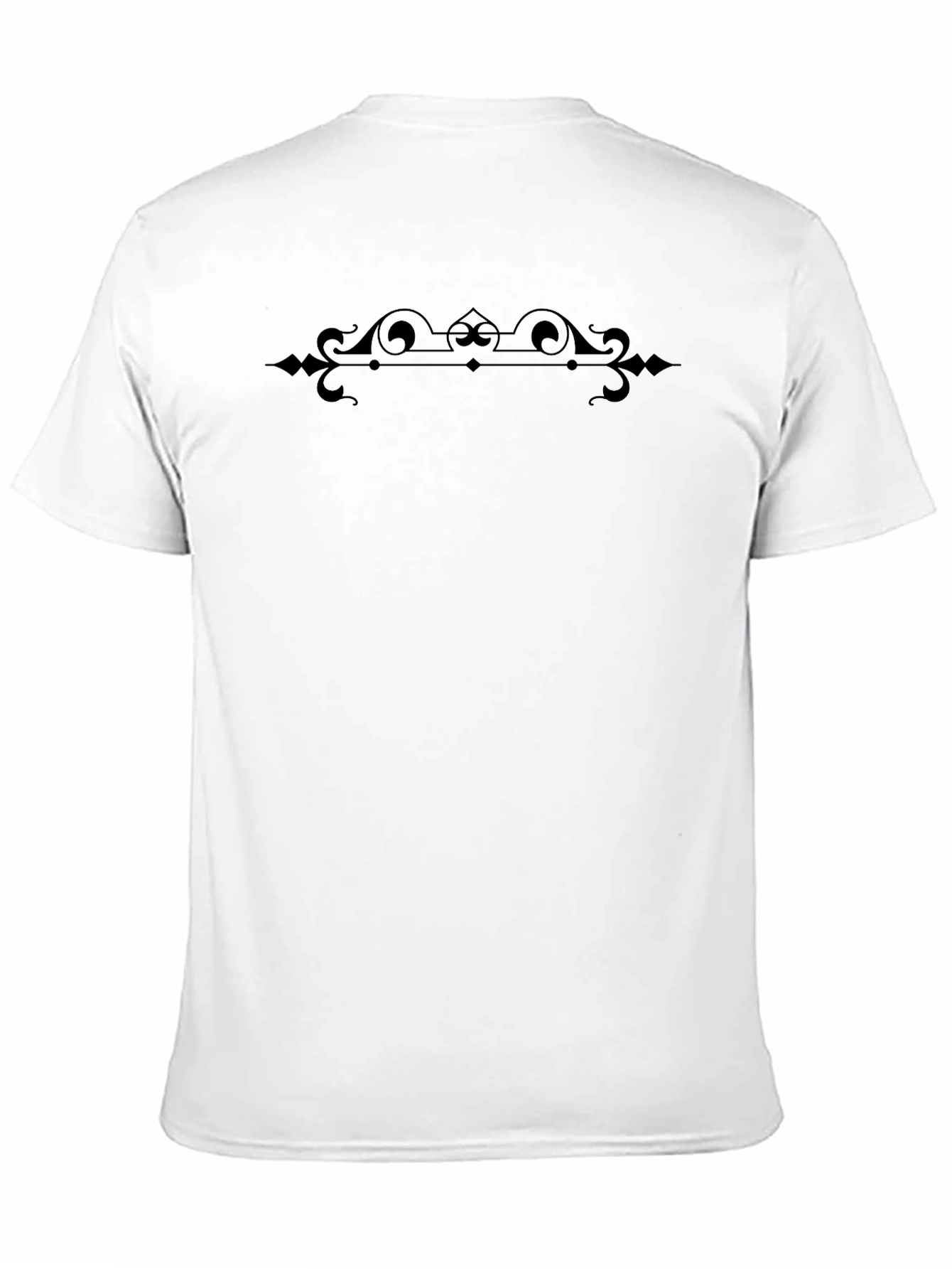 Elegant Black Embellished T-Shirt
